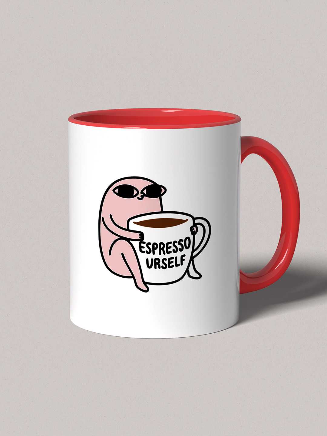 Espresso Urself Graphic Printed Ceramic Mug