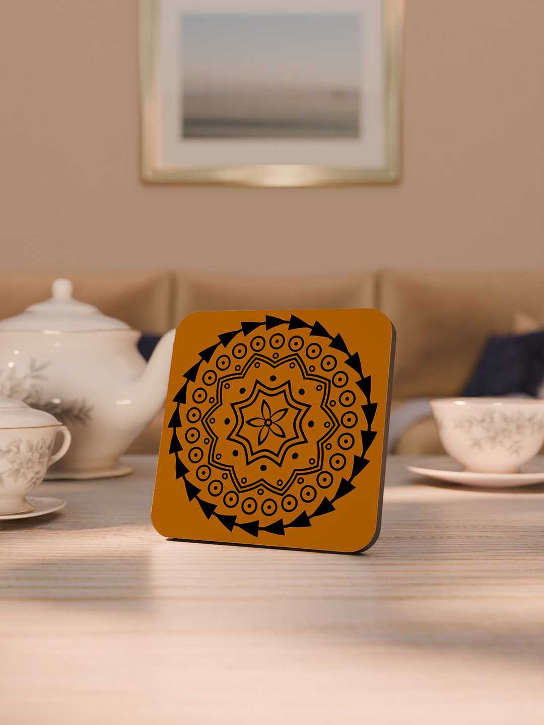 Ethnicity Pattern Graphic Coasters - Pack of 6