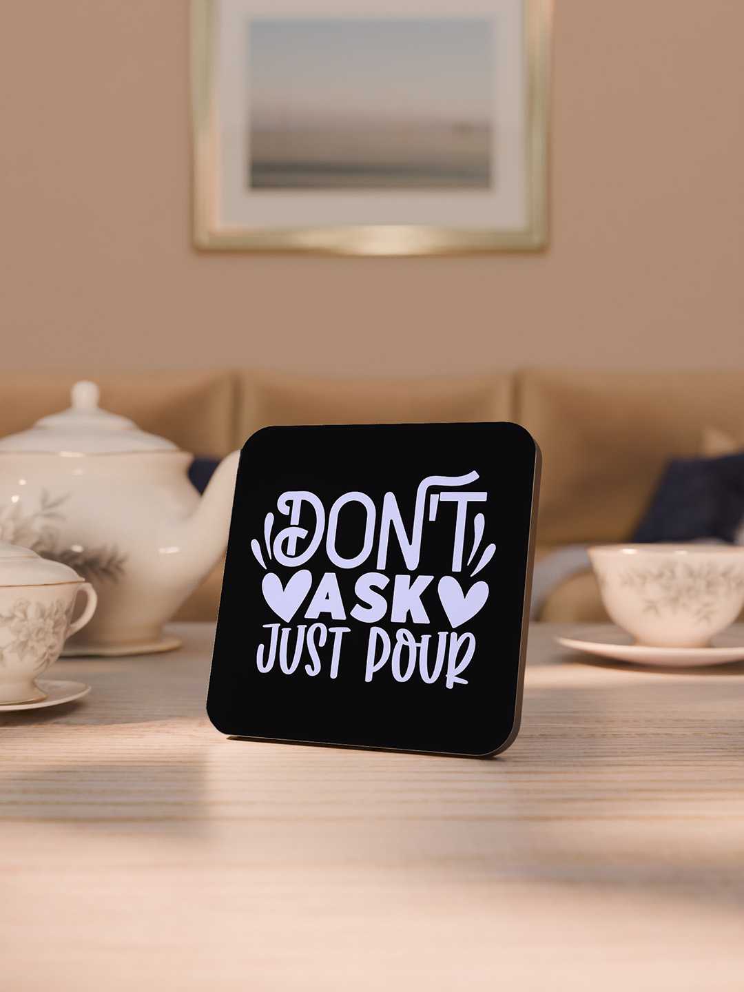 Drunk Talks Graphic Coasters - Pack of 6