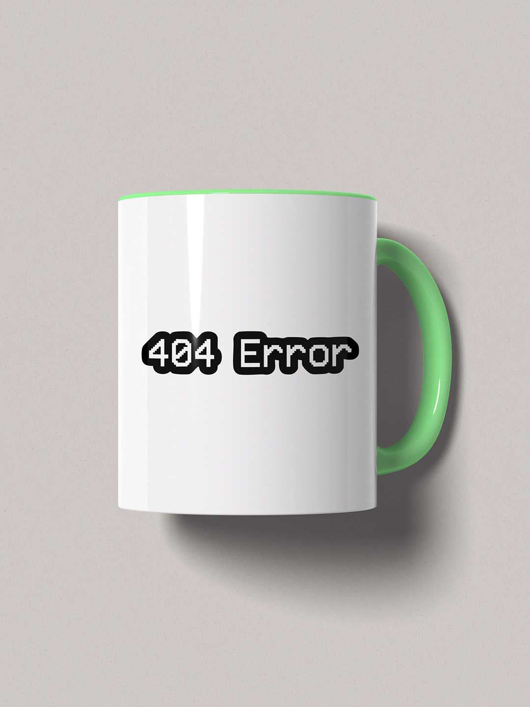 ERROR 404 Graphic Printed Ceramic Mug