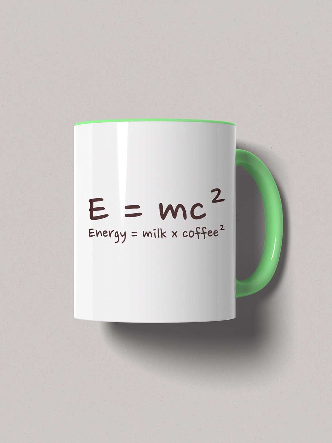 E=MC2 Graphic Printed Ceramic Mug