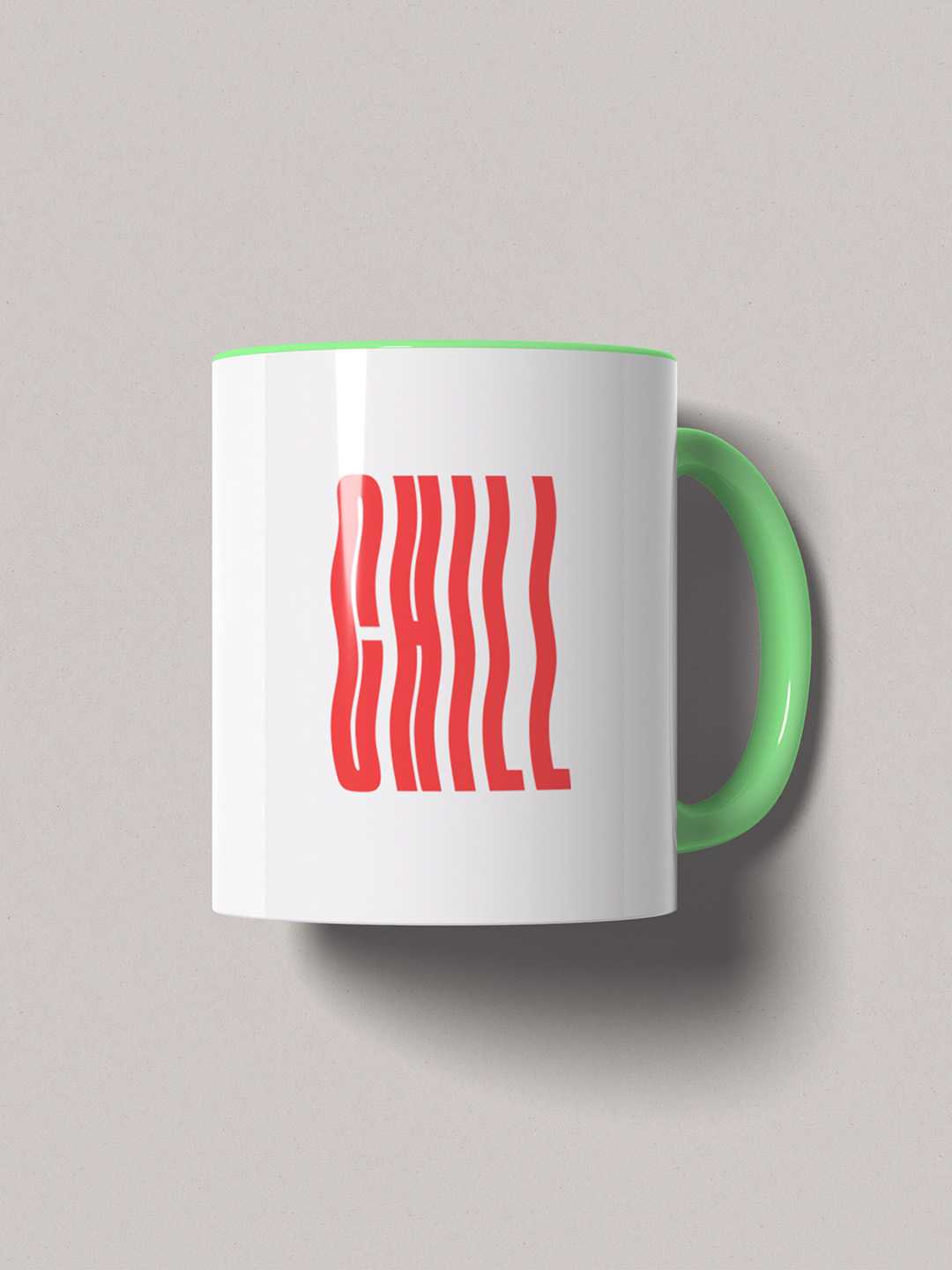 CHILL Graphic Printed Ceramic Mug