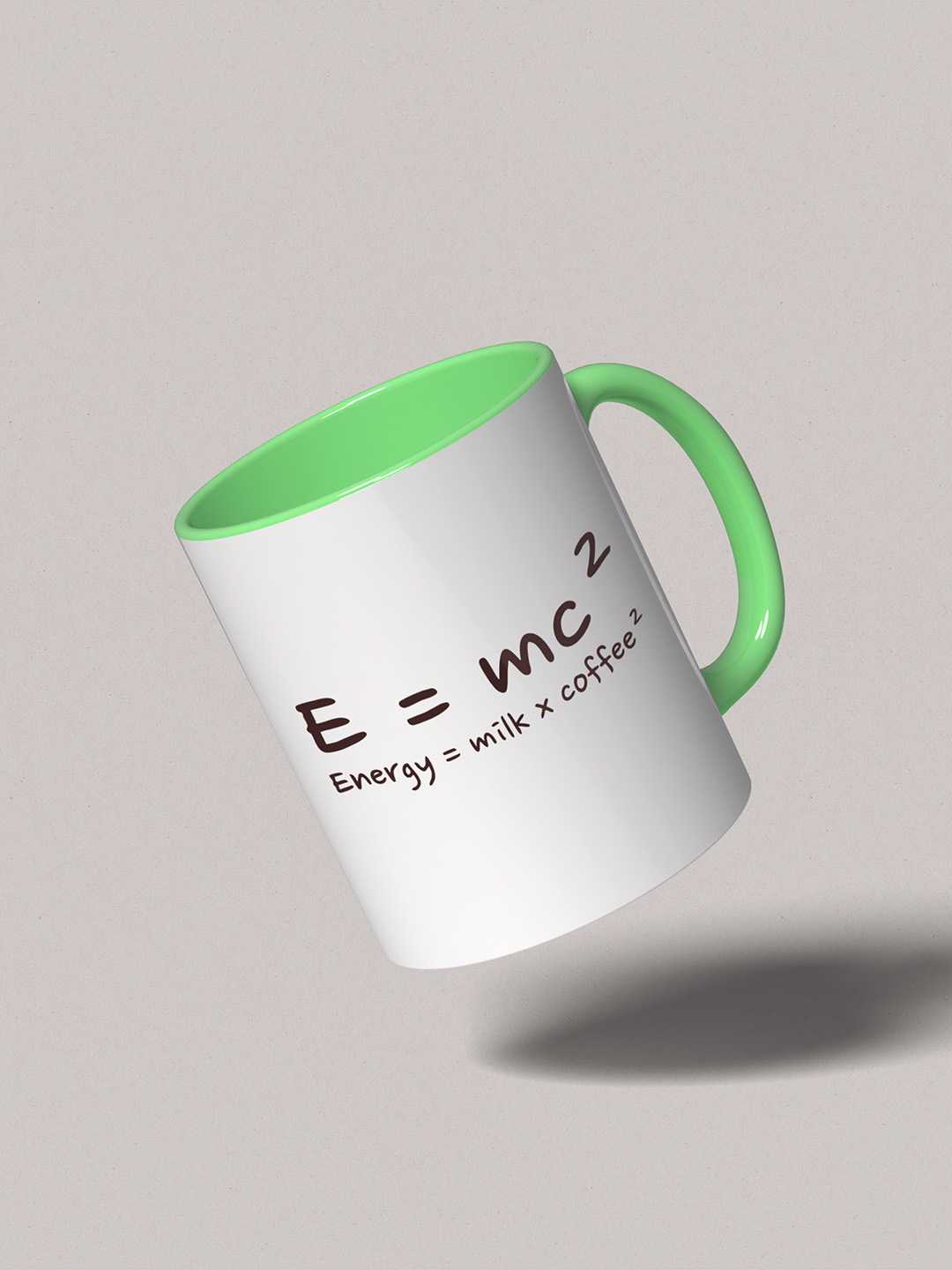 E=MC2 Graphic Printed Ceramic Mug