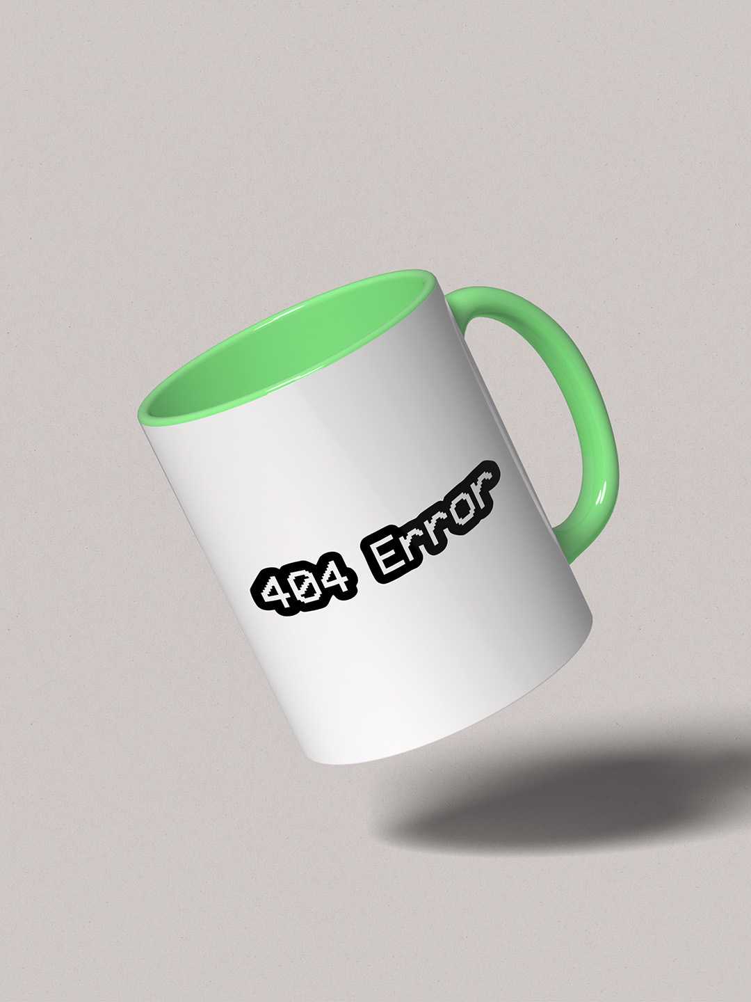 ERROR 404 Graphic Printed Ceramic Mug