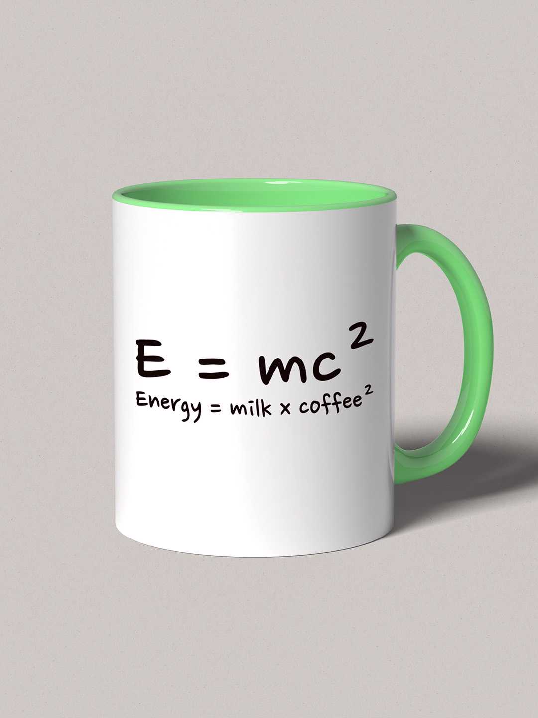 E=MC2 Graphic Printed Ceramic Mug