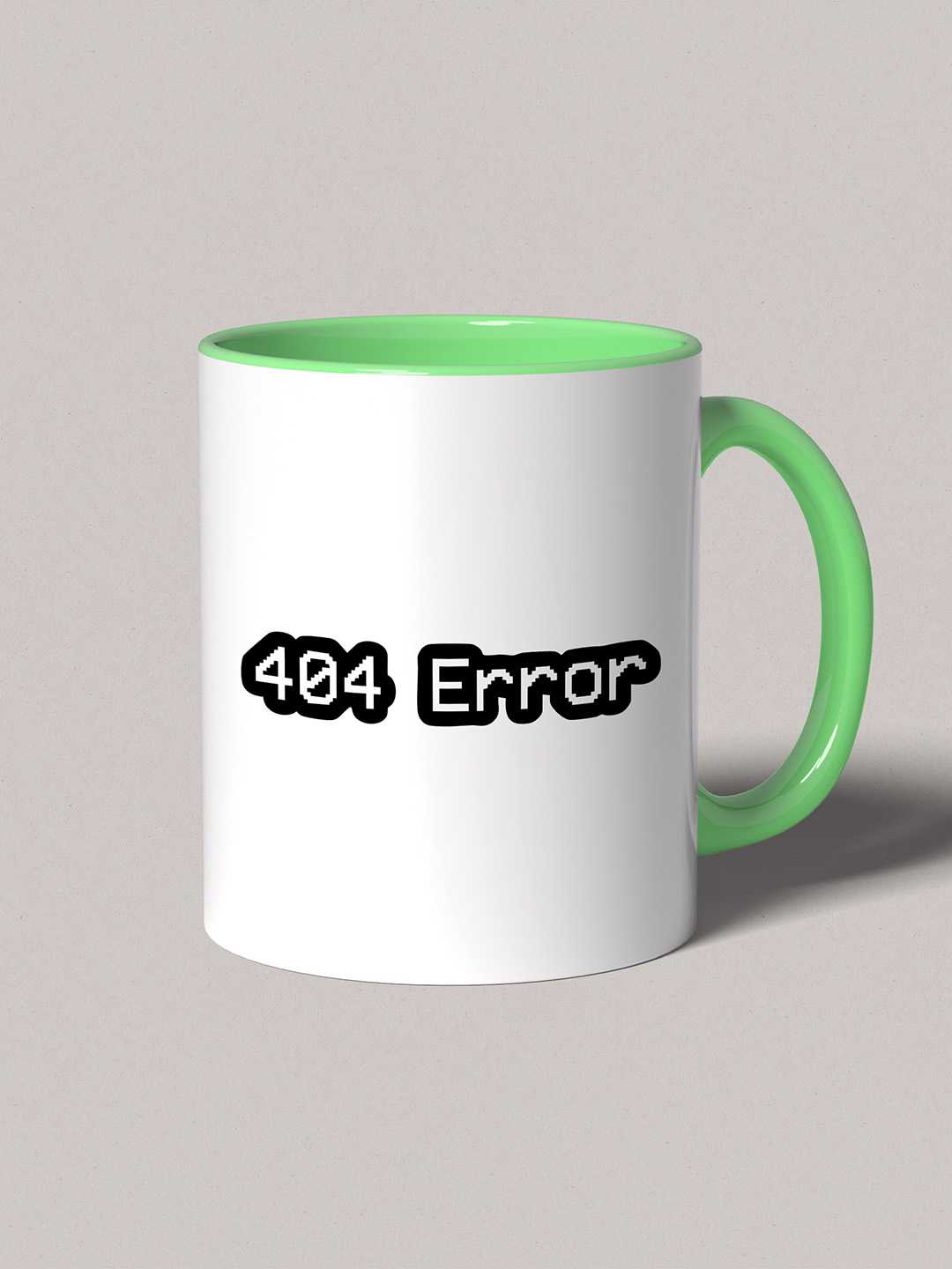 ERROR 404 Graphic Printed Ceramic Mug