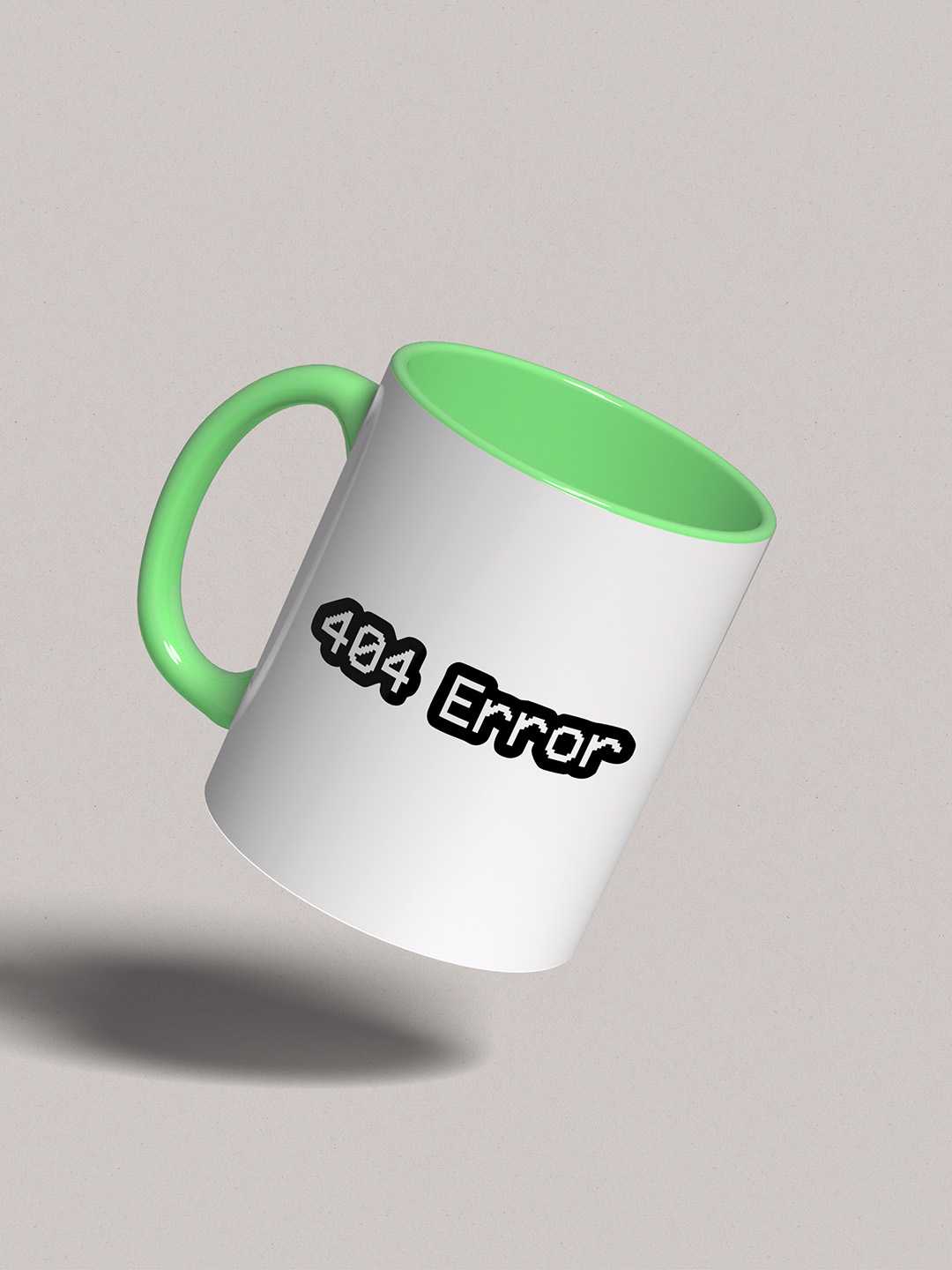 ERROR 404 Graphic Printed Ceramic Mug