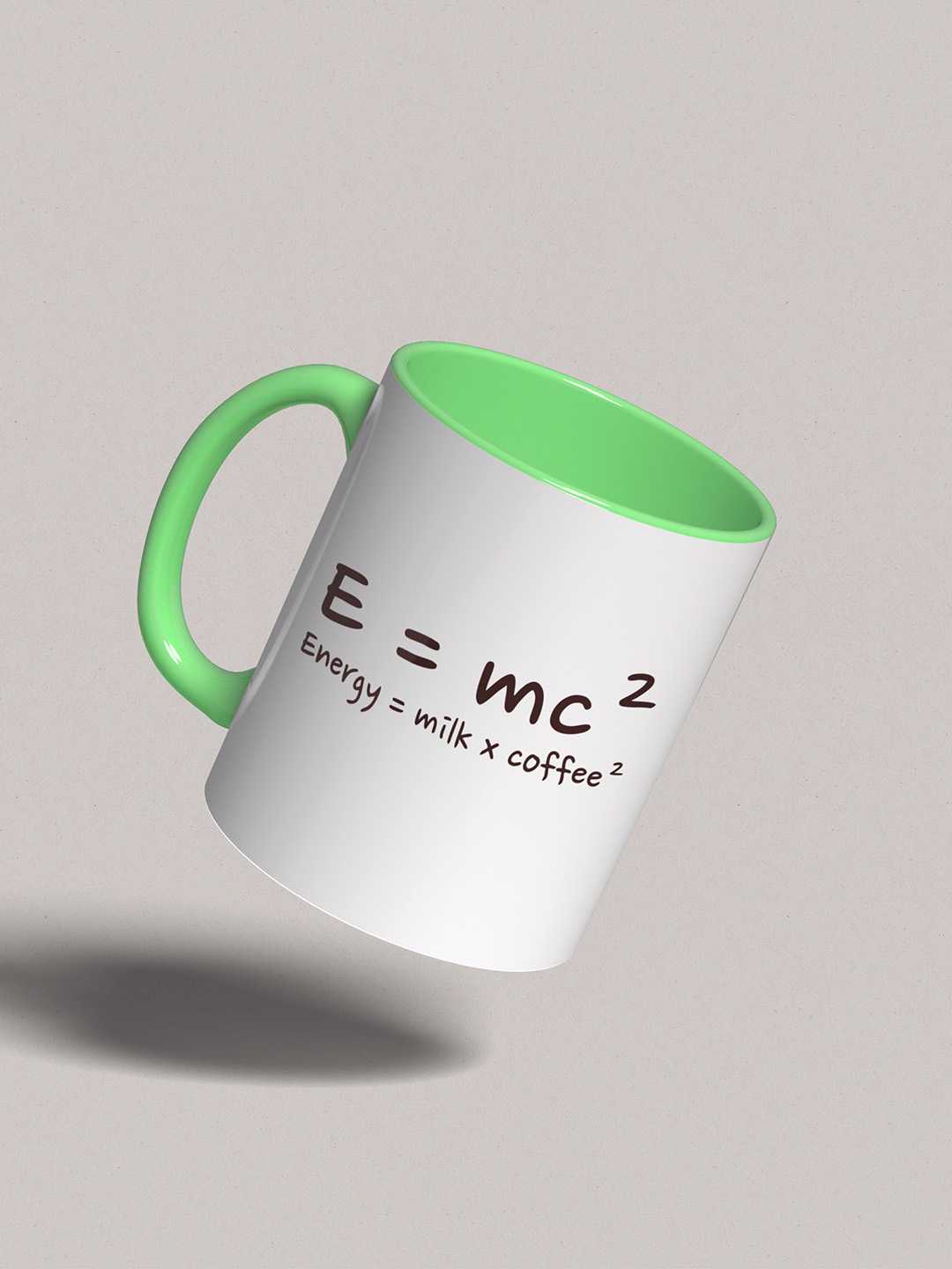 E=MC2 Graphic Printed Ceramic Mug