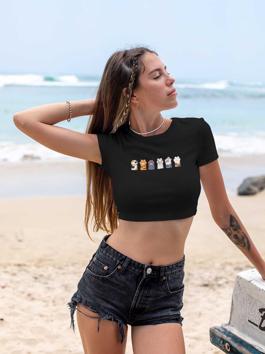 Cat Paws Graphic Baby Tee