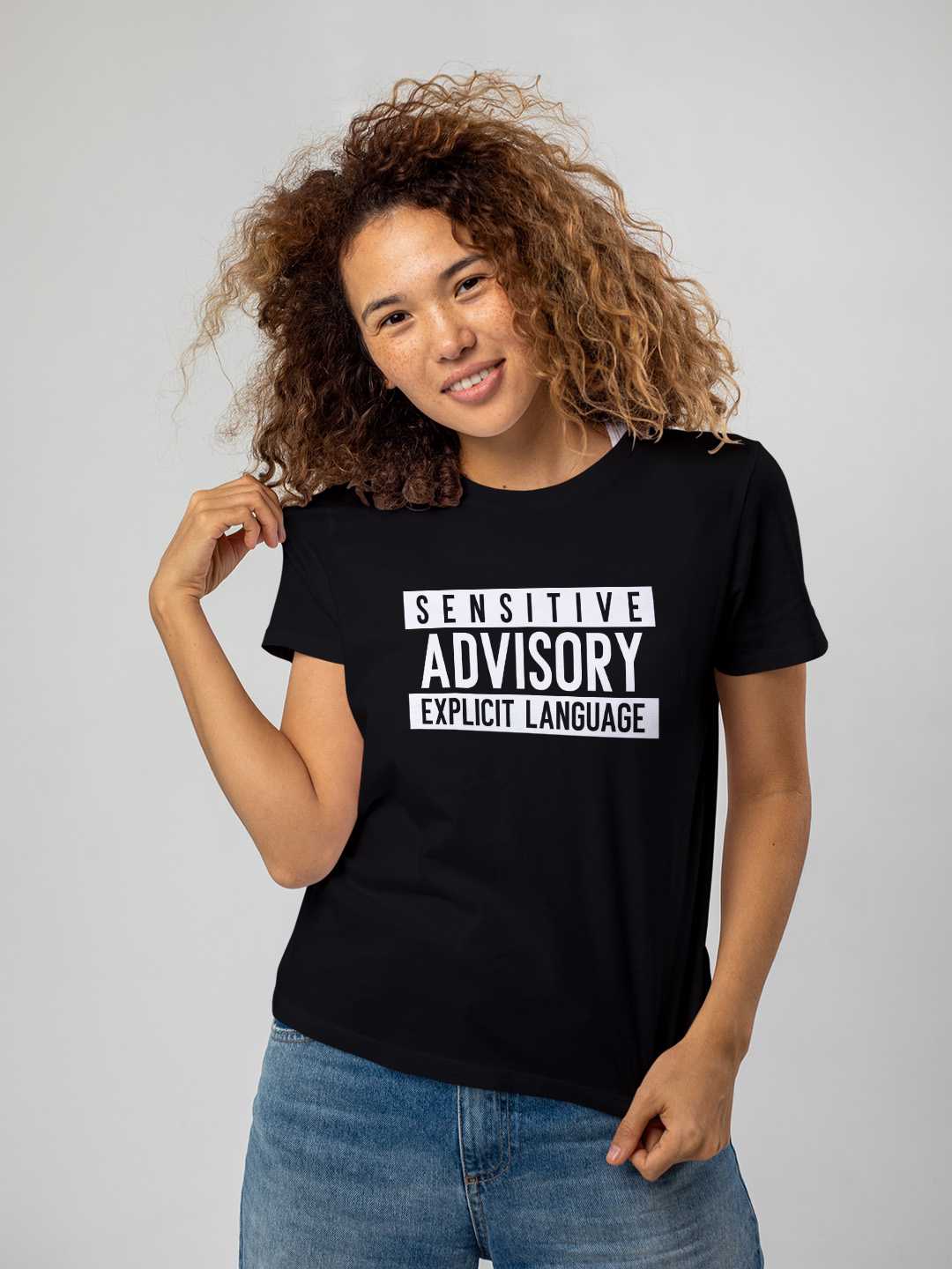 Sensitive Advisory Graphic Tee