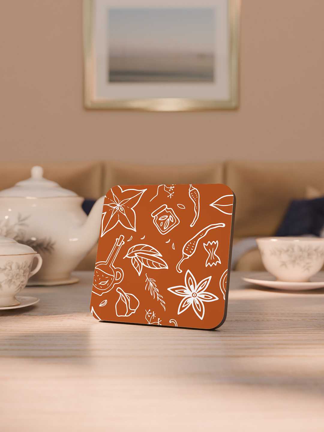 Whimsy Kitchen Graphic Coasters - Pack of 6