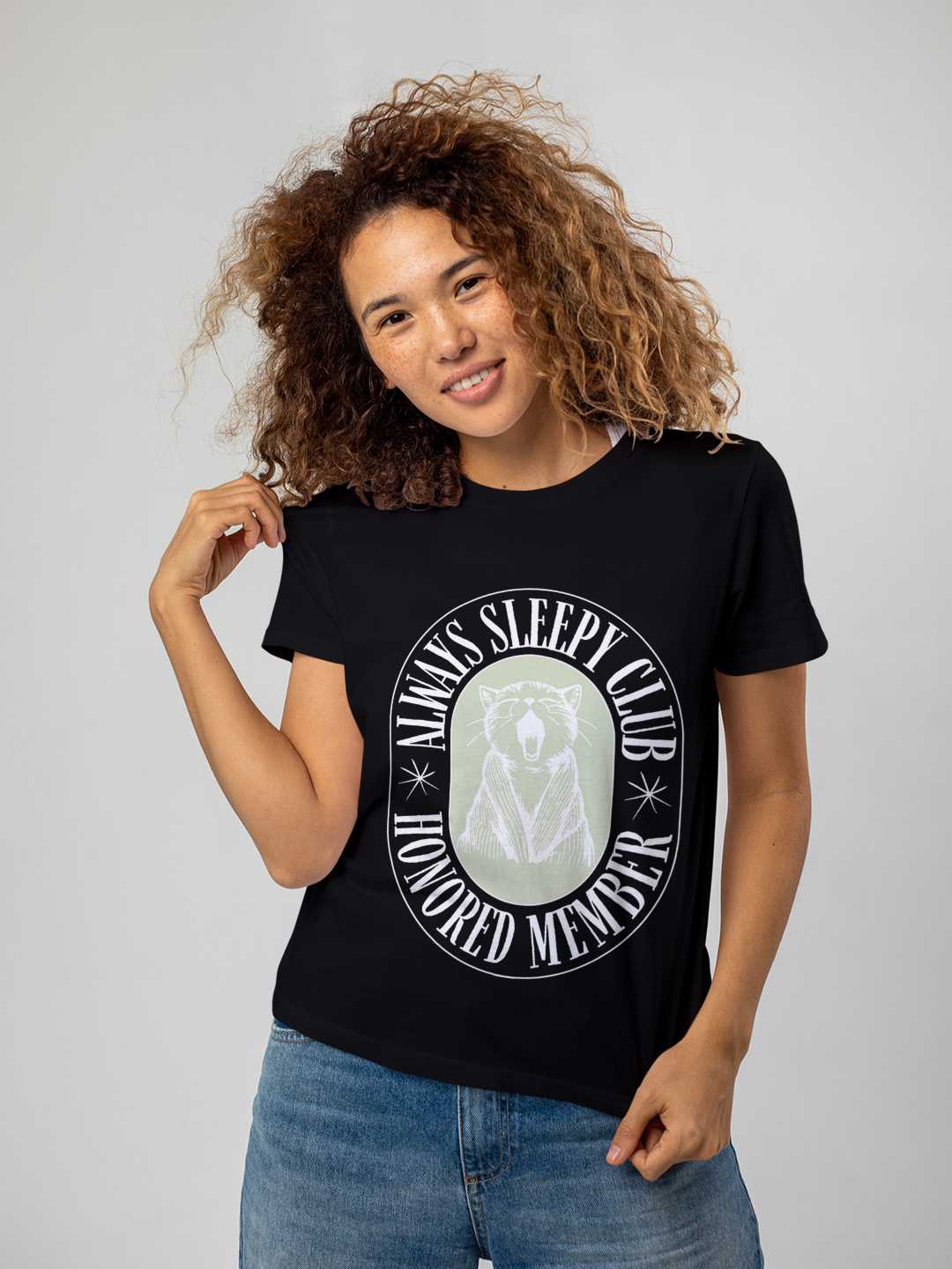 Always Sleepy Club Graphic Tee