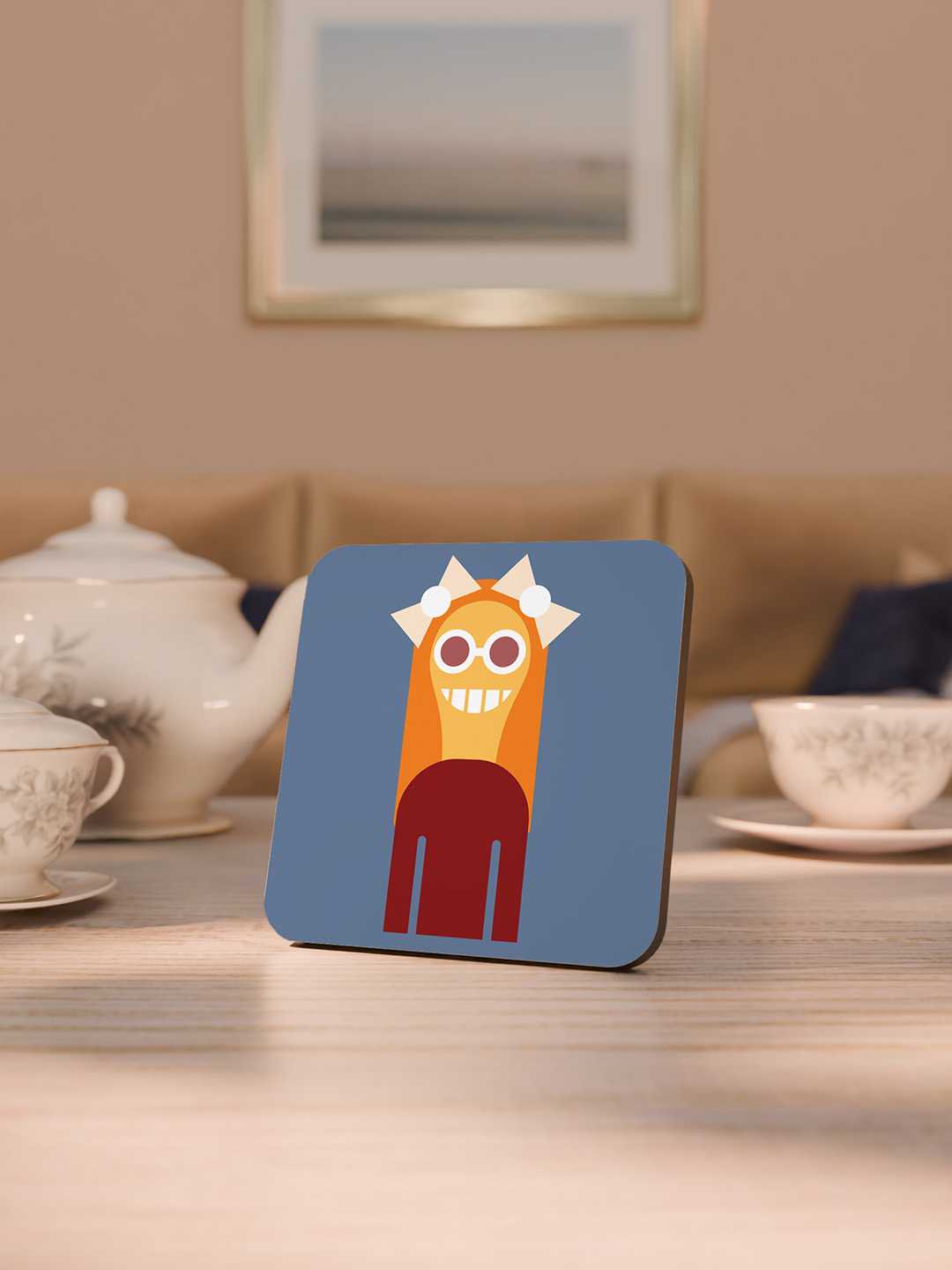 The Chill Peeps Graphic Coasters - Pack of 6