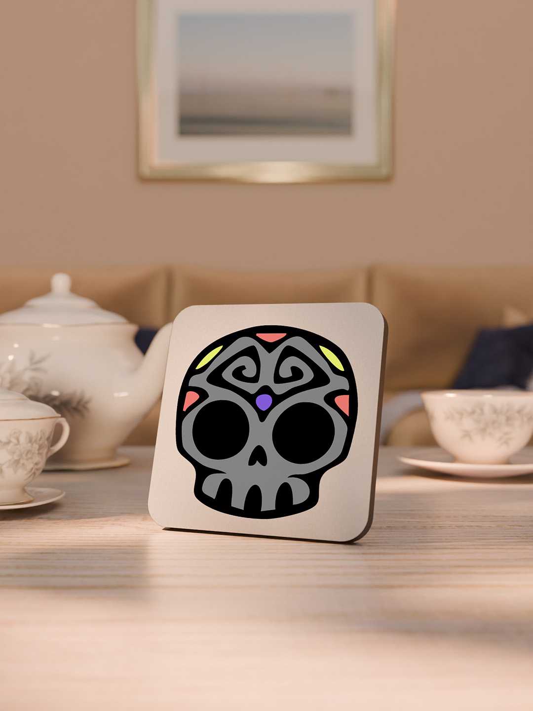 Skull Graphic Coasters - Pack of 6