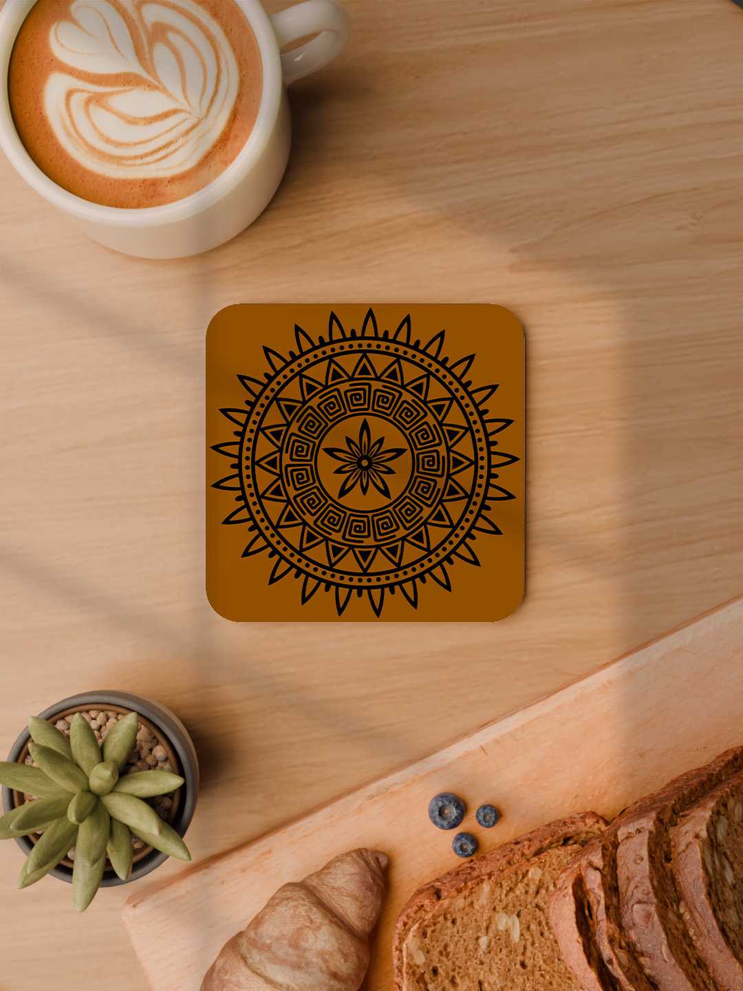 Ethnicity Pattern Graphic Coasters - Pack of 6
