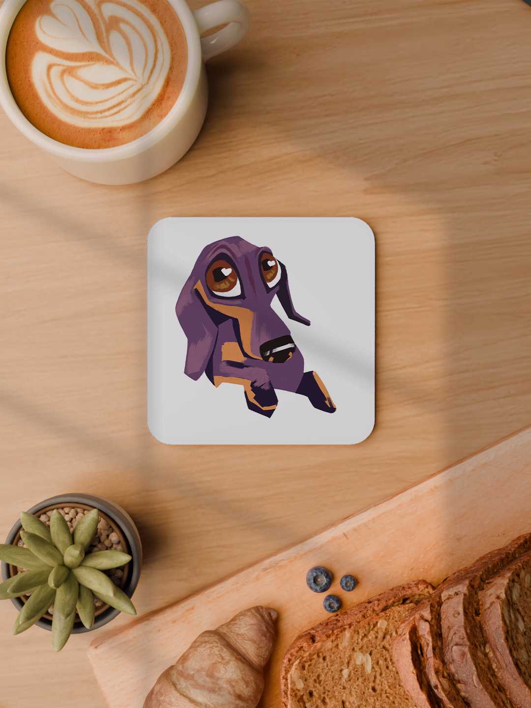 Anime Illustrations Graphic Coasters - Pack of 6