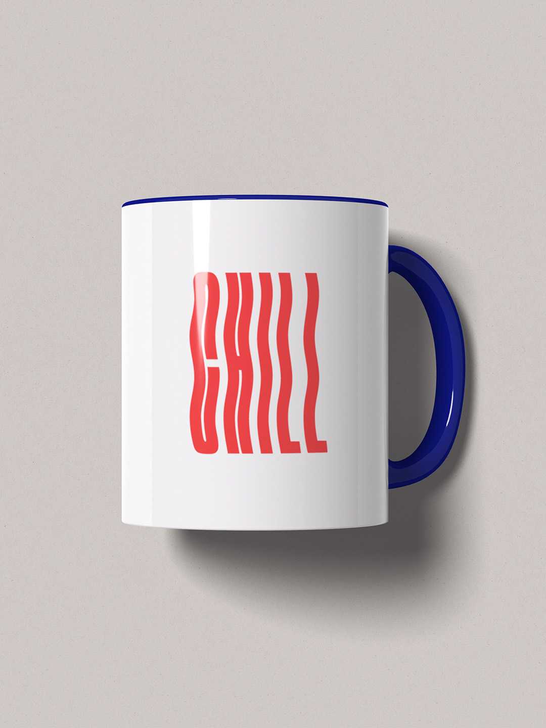 CHILL Graphic Printed Ceramic Mug