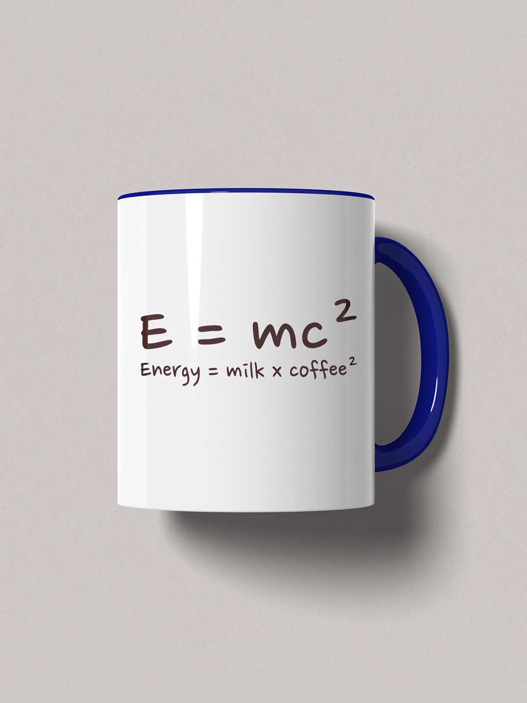 E=MC2 Graphic Printed Ceramic Mug