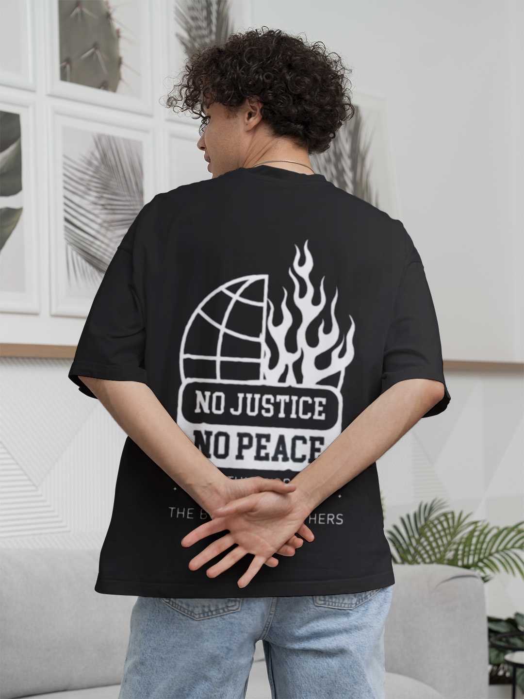 No Justice No Peace Oversized Tee