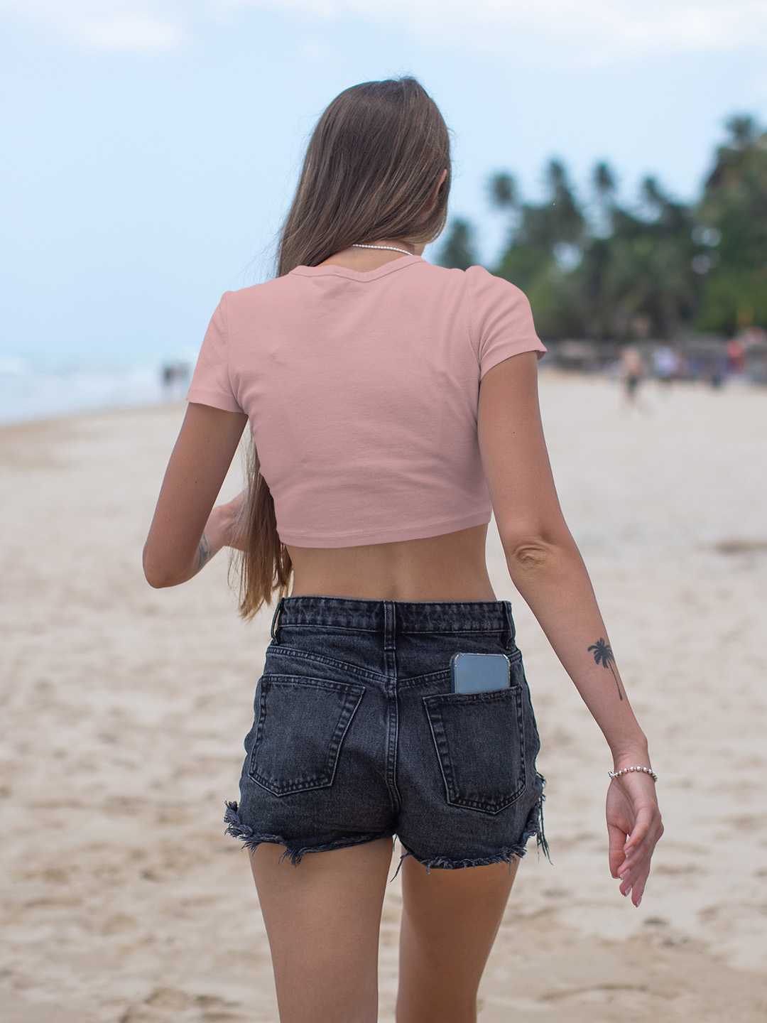 Baby Pink  Solid Baby Tee