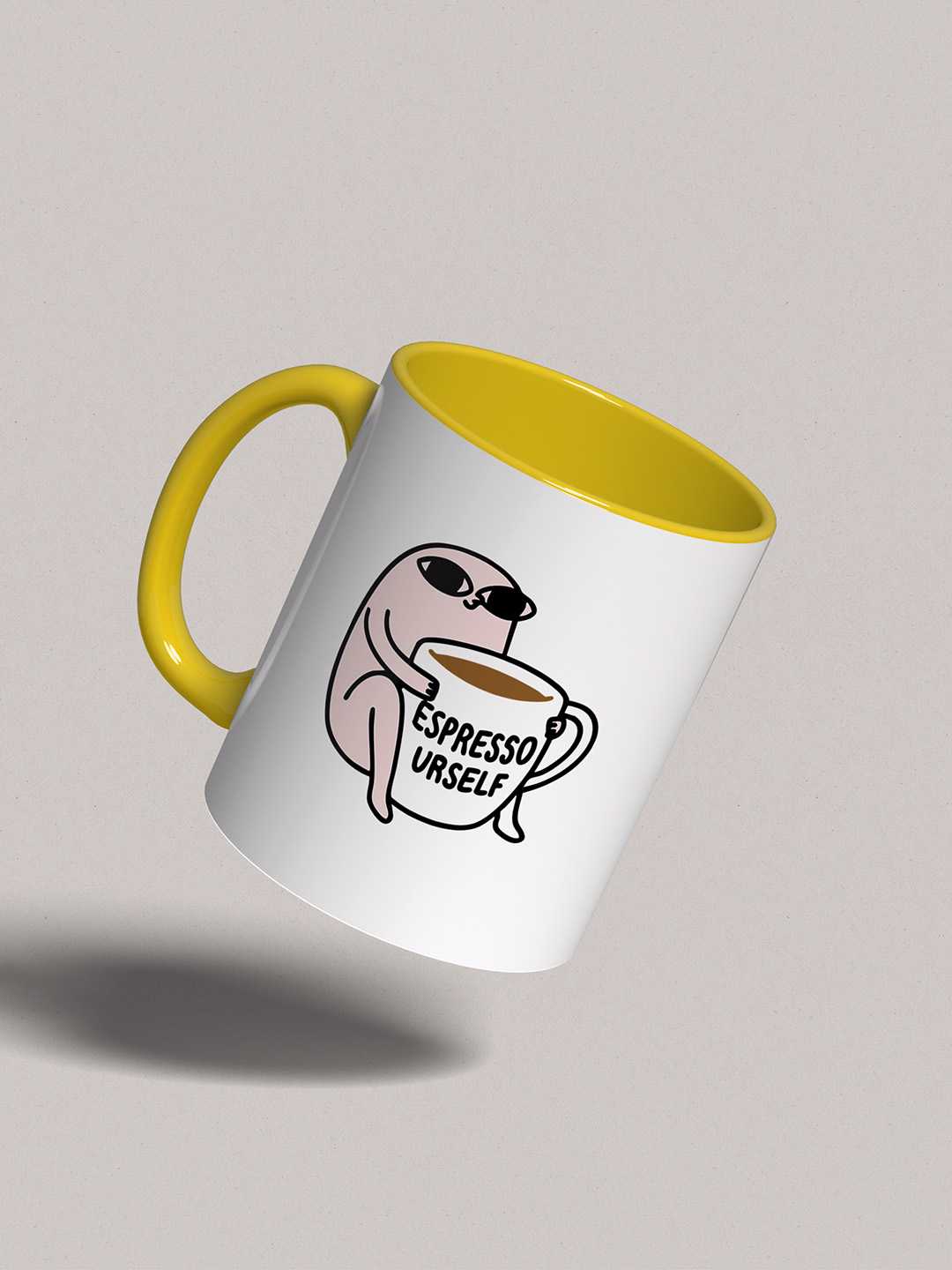 Espresso Urself Graphic Printed Ceramic Mug