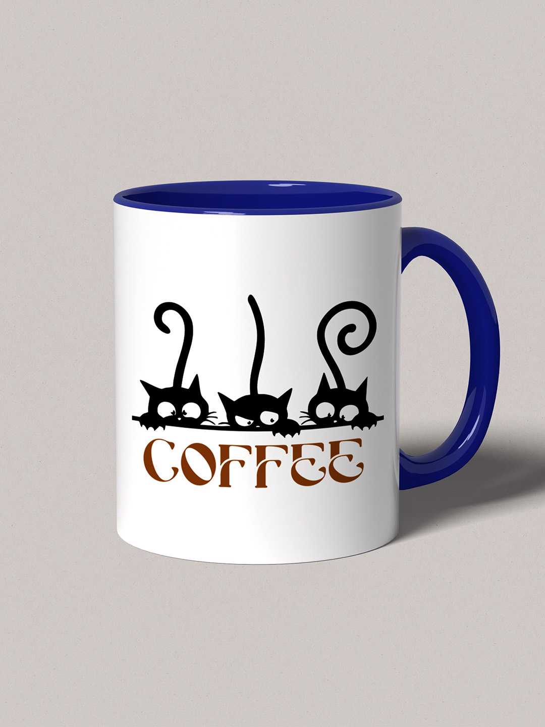 COFFEE CATS Graphic Printed Ceramic Mug