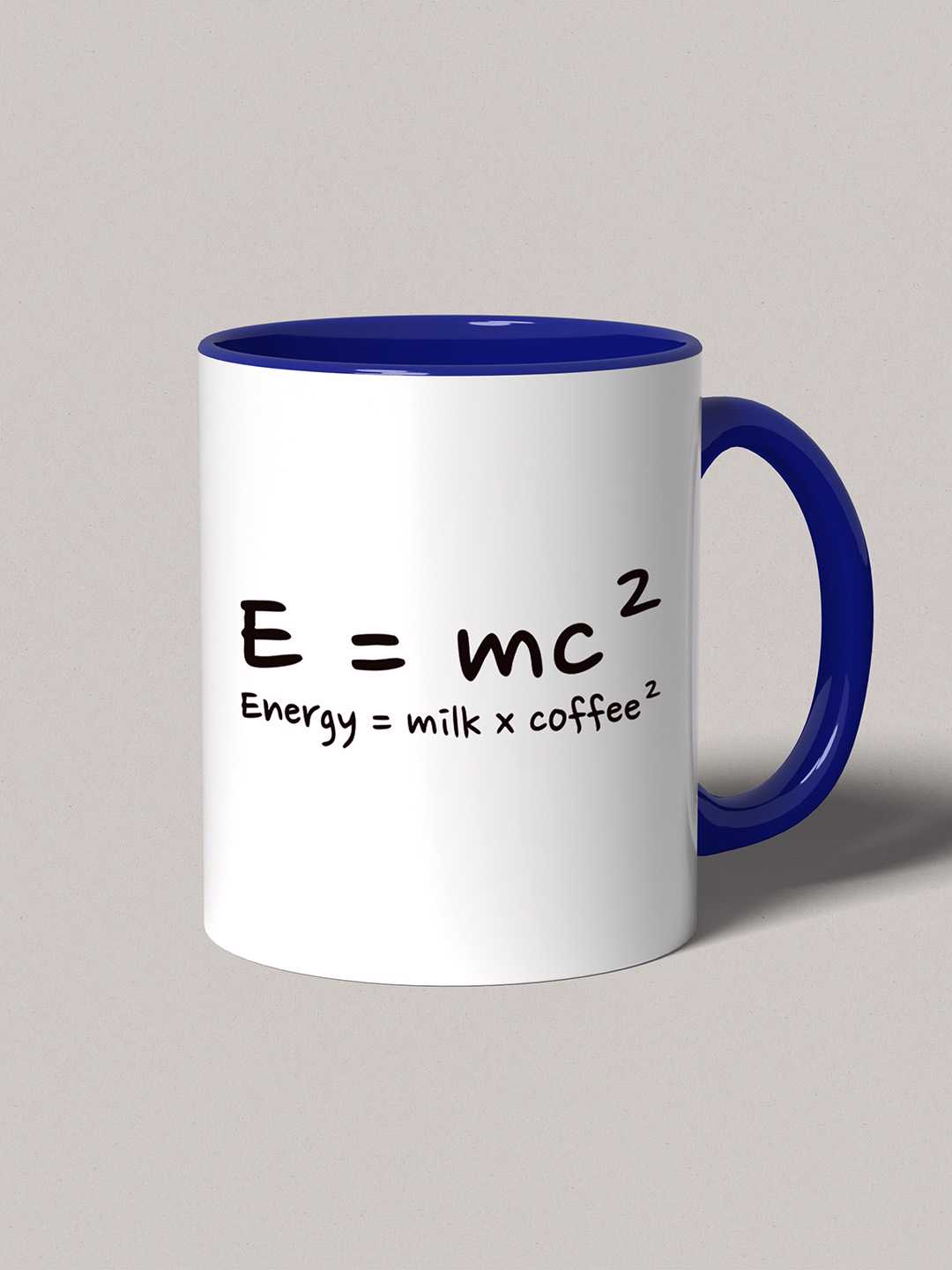 E=MC2 Graphic Printed Ceramic Mug