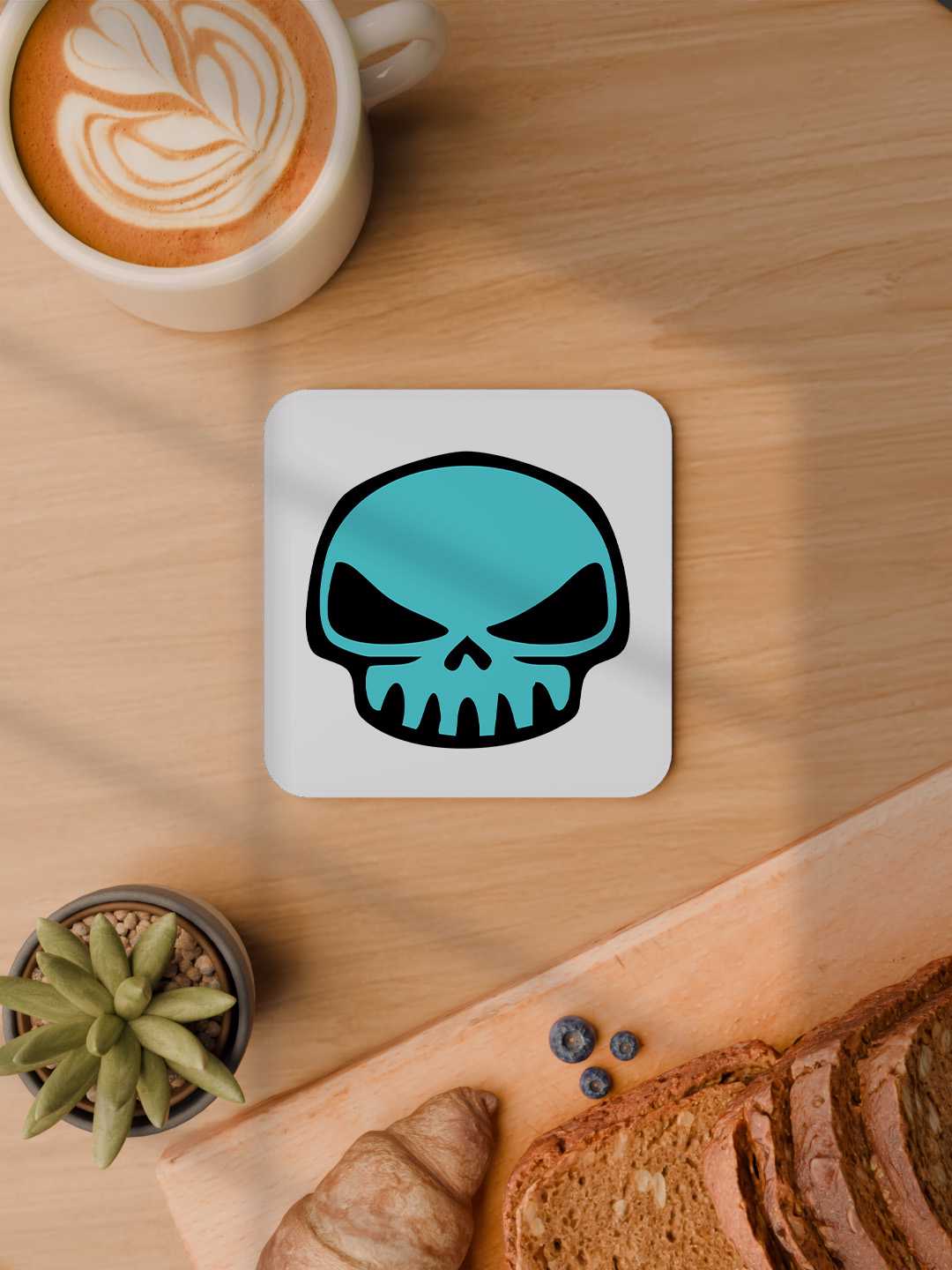 Skull Graphic Coasters - Pack of 6