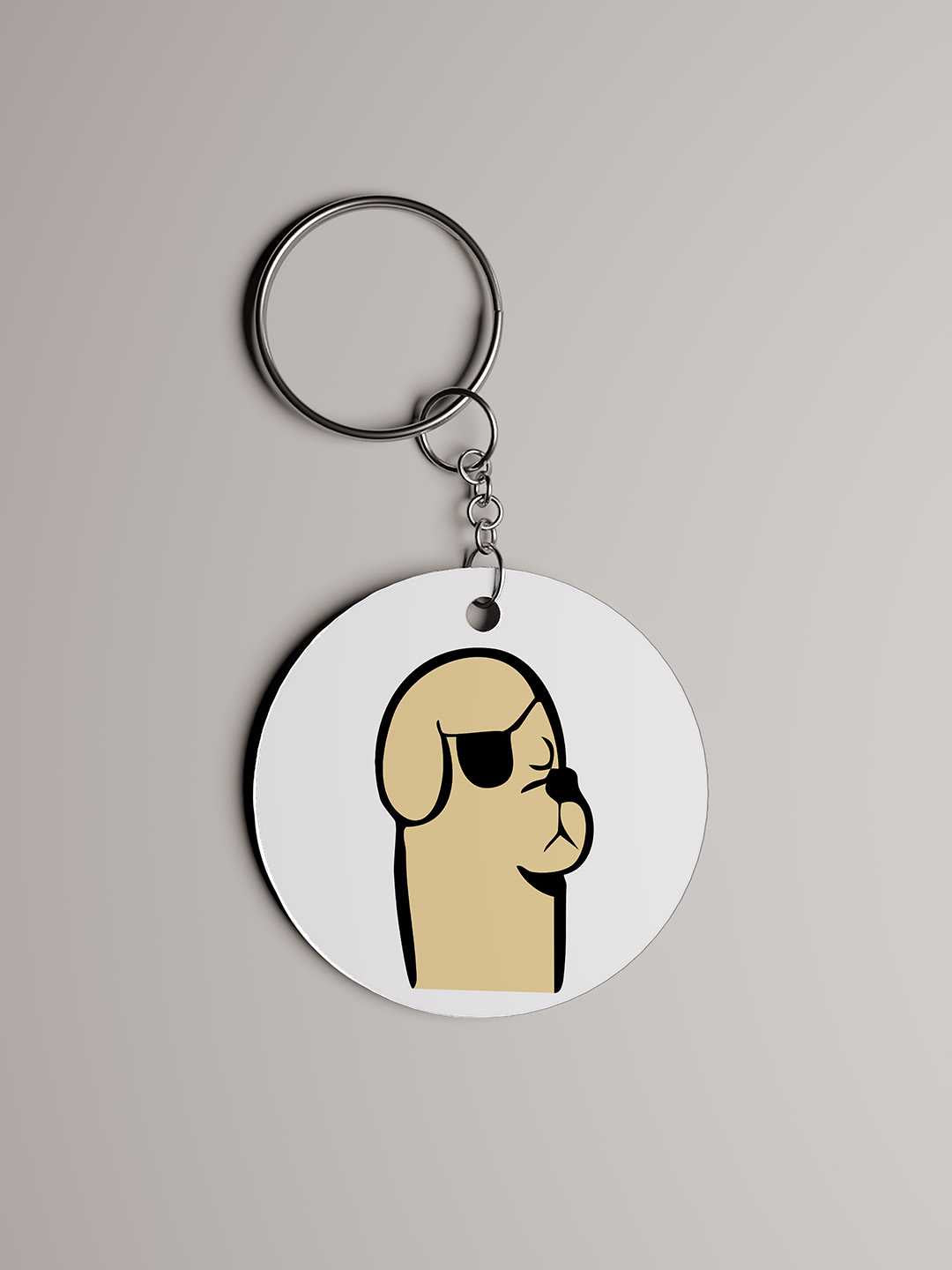 Baddie Dog Graphic Keychain
