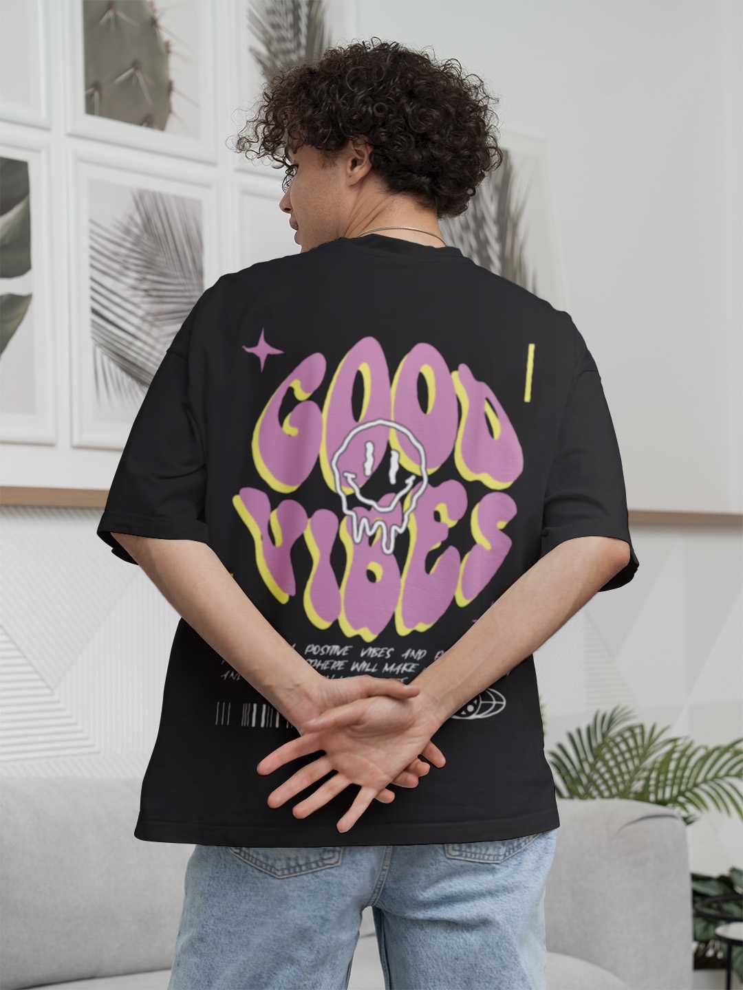 Good Vibes Oversized Tee