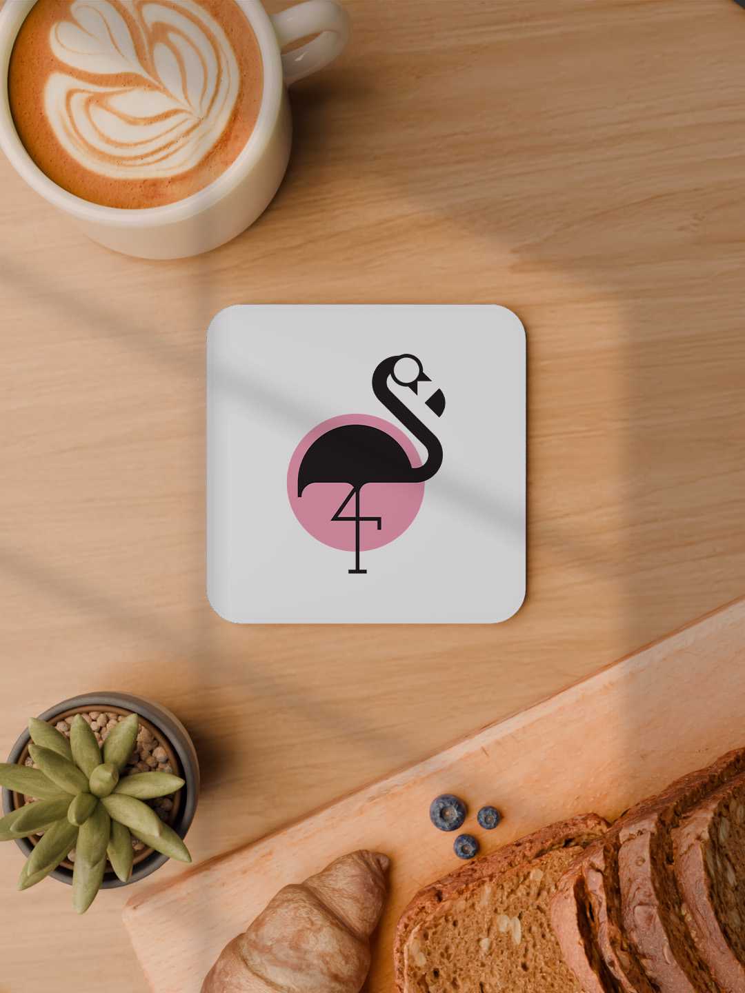 Birdy Nest Graphic Coasters - Pack of 6