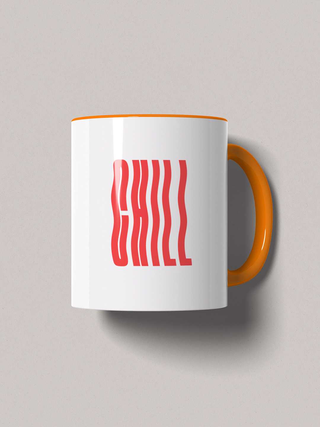CHILL Graphic Printed Ceramic Mug