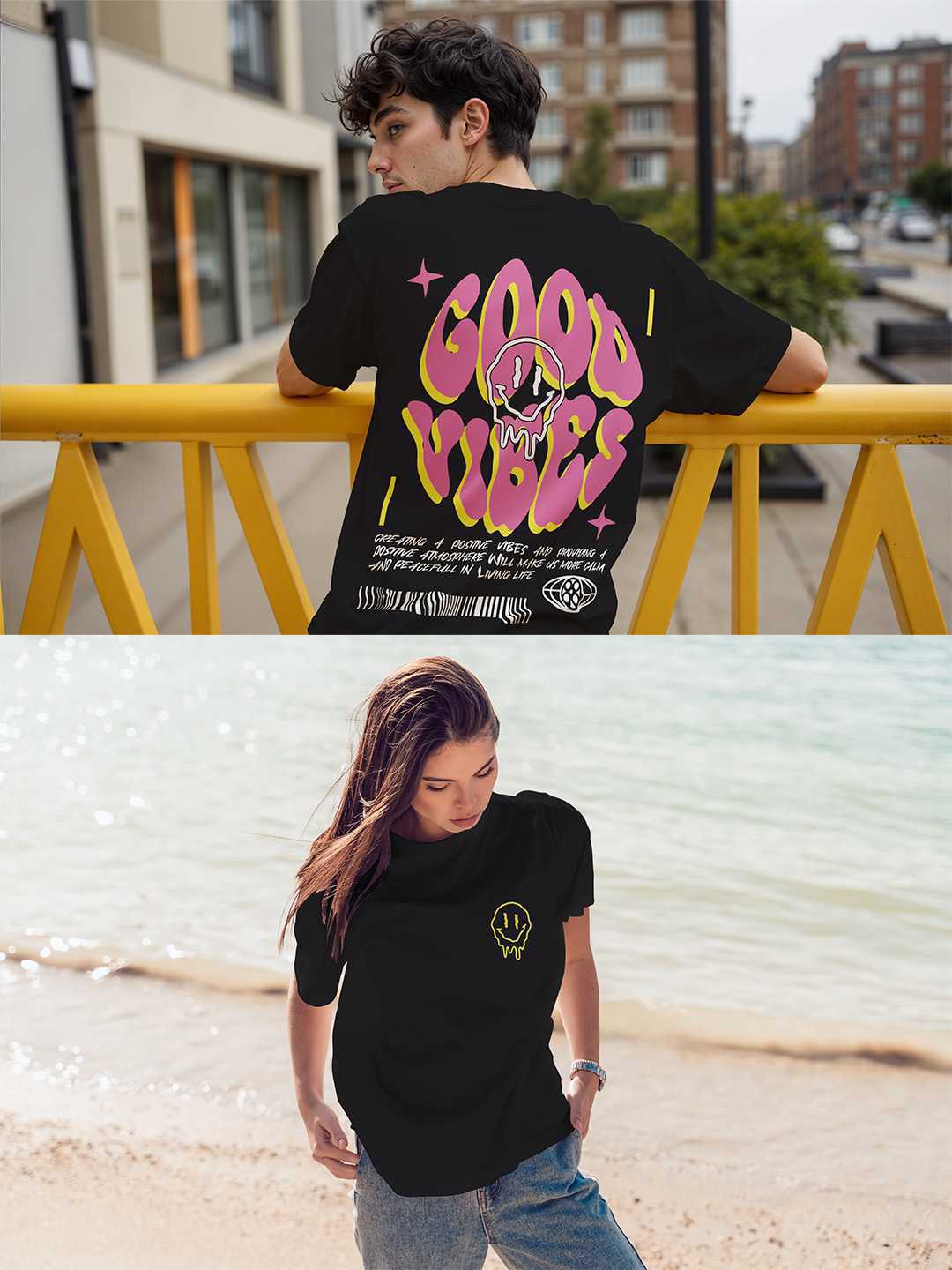Good Vibes Oversized Tee