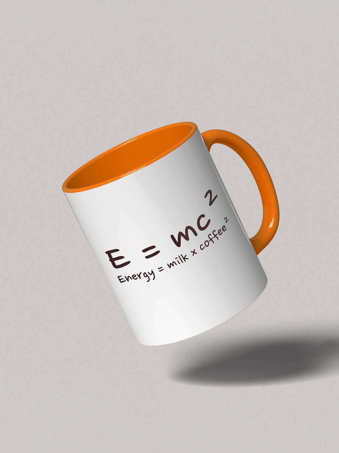 E=MC2 Graphic Printed Ceramic Mug