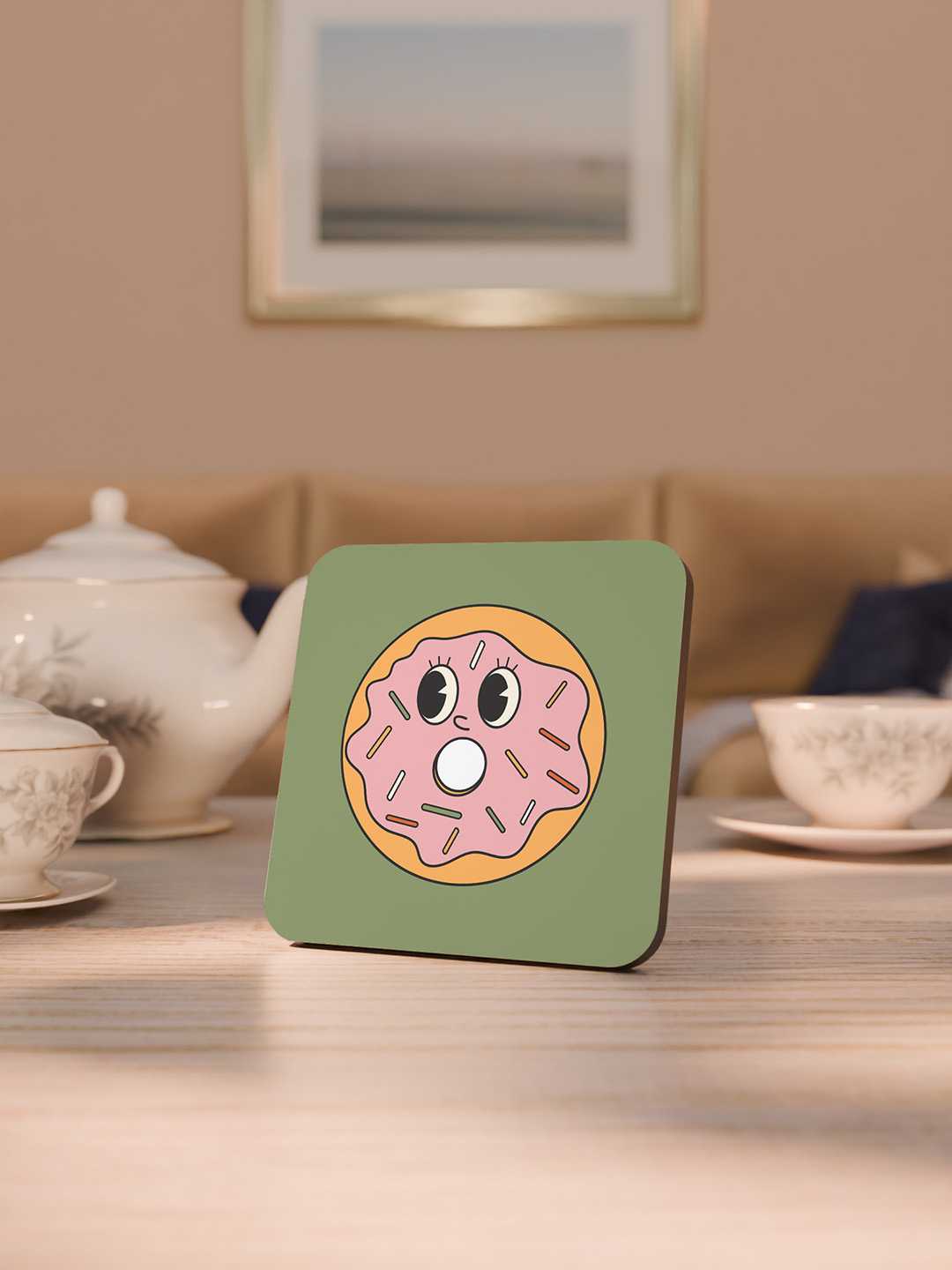 Love and Latte Graphic Coasters - Pack of 6