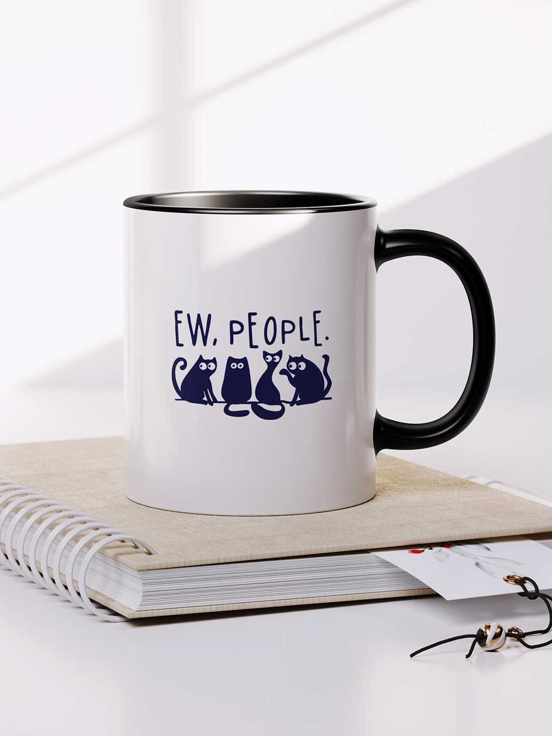 Ew People Graphic Printed Ceramic Mug