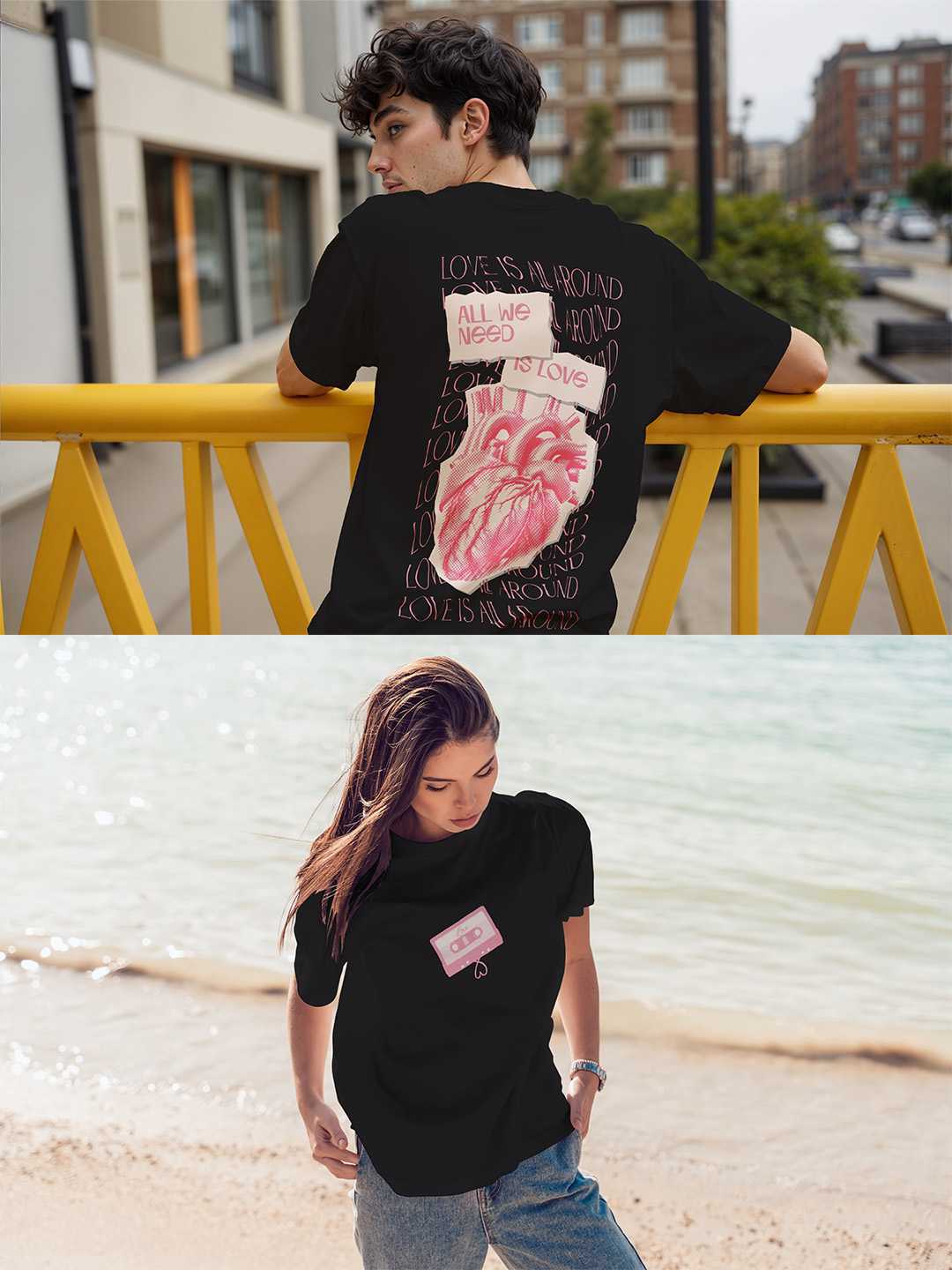 Love is all we need Oversized Tee