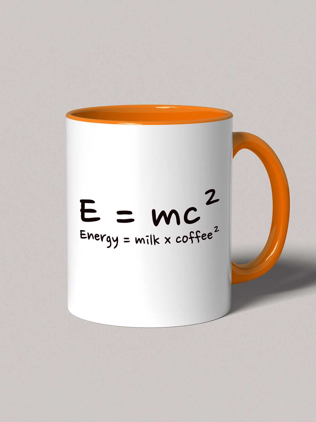 E=MC2 Graphic Printed Ceramic Mug
