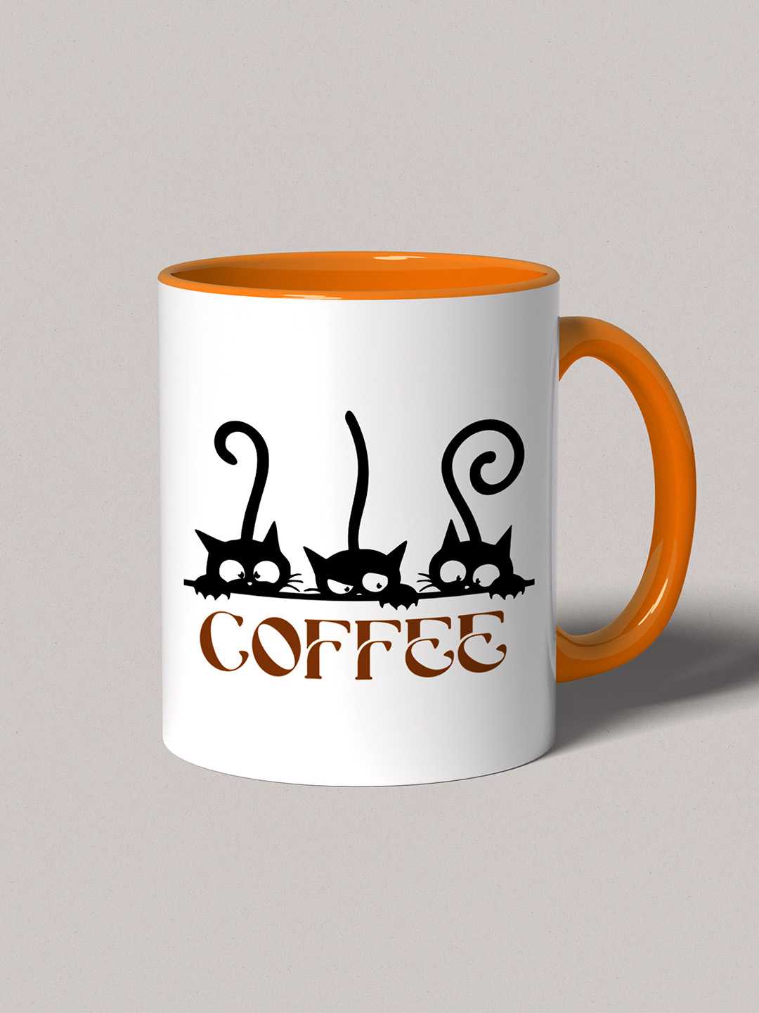 COFFEE CATS Graphic Printed Ceramic Mug