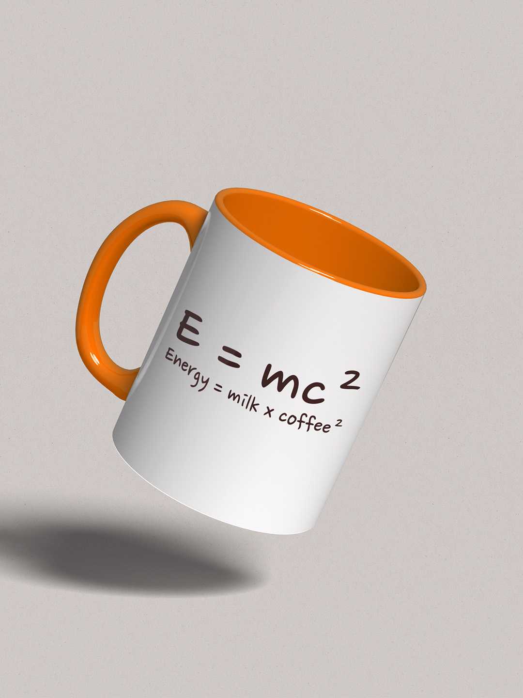 E=MC2 Graphic Printed Ceramic Mug