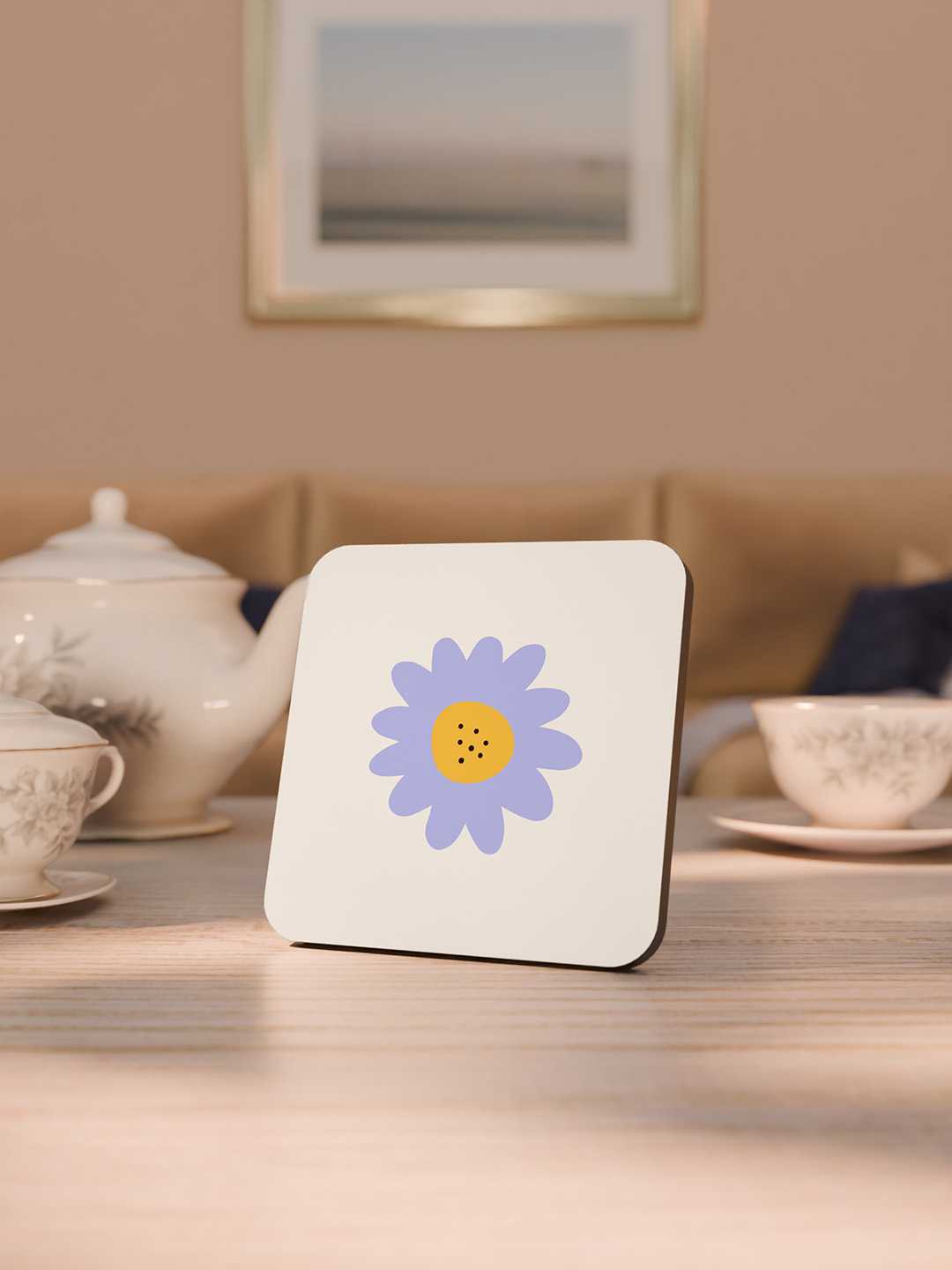 Floral Graphic Coasters - Pack of 6