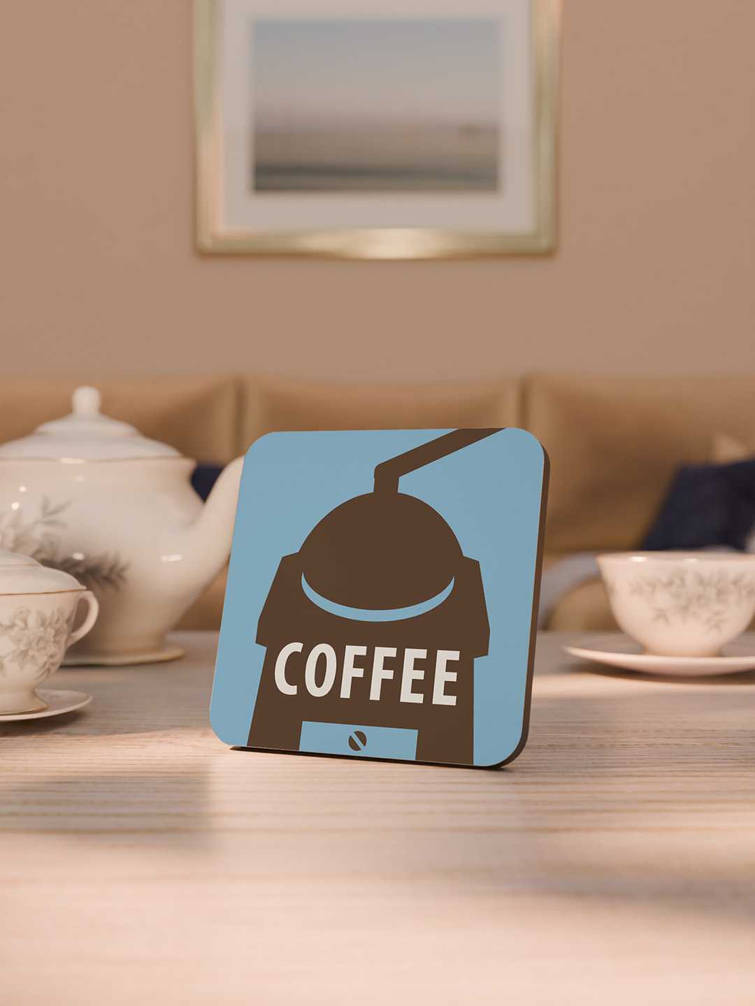 Tea & Coffee Graphic Coasters - Pack of 6