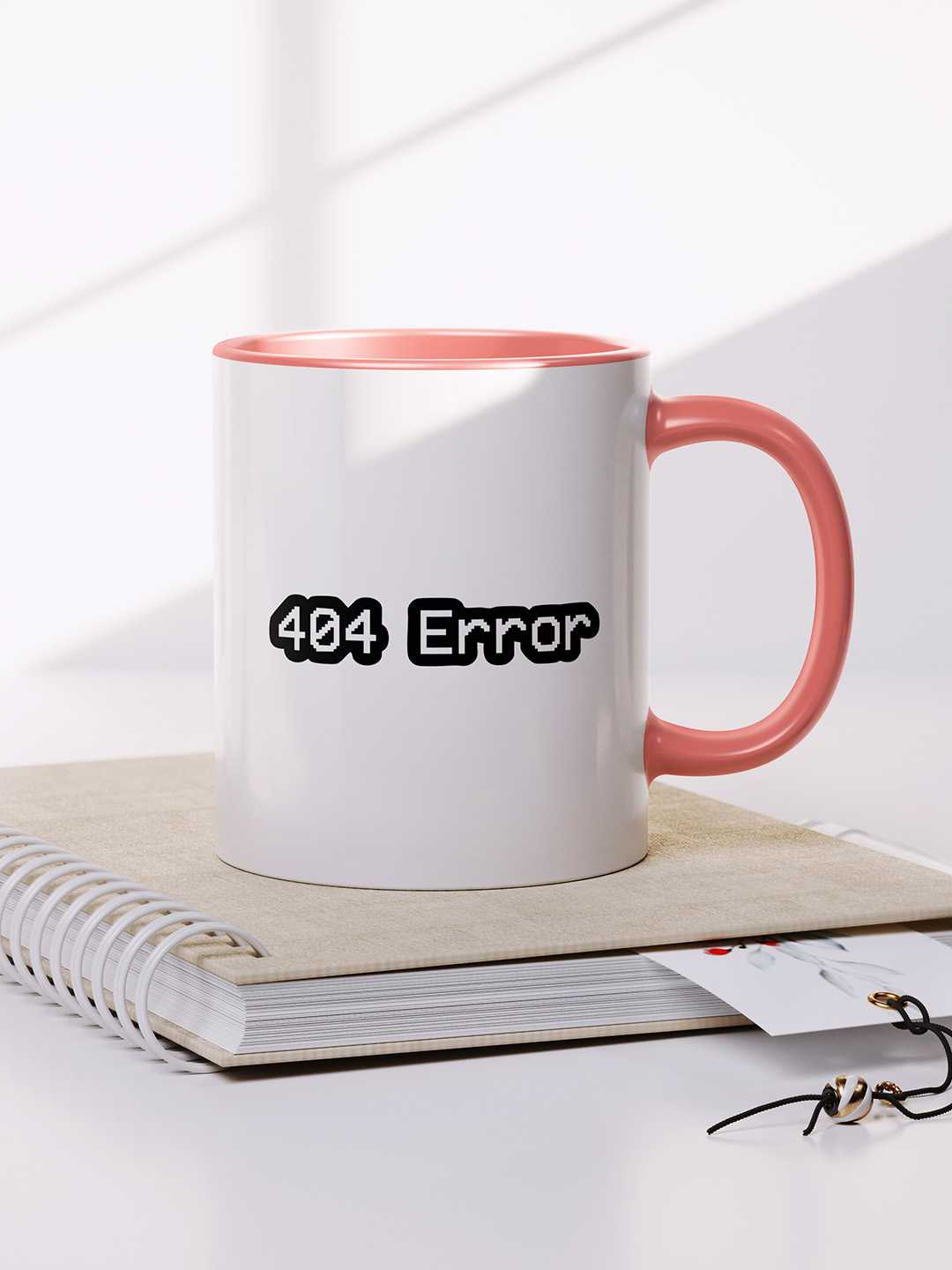 ERROR 404 Graphic Printed Ceramic Mug