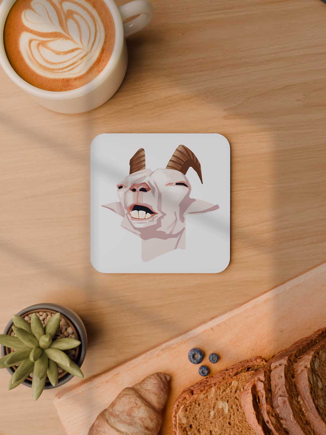 Anime Illustrations Graphic Coasters - Pack of 6