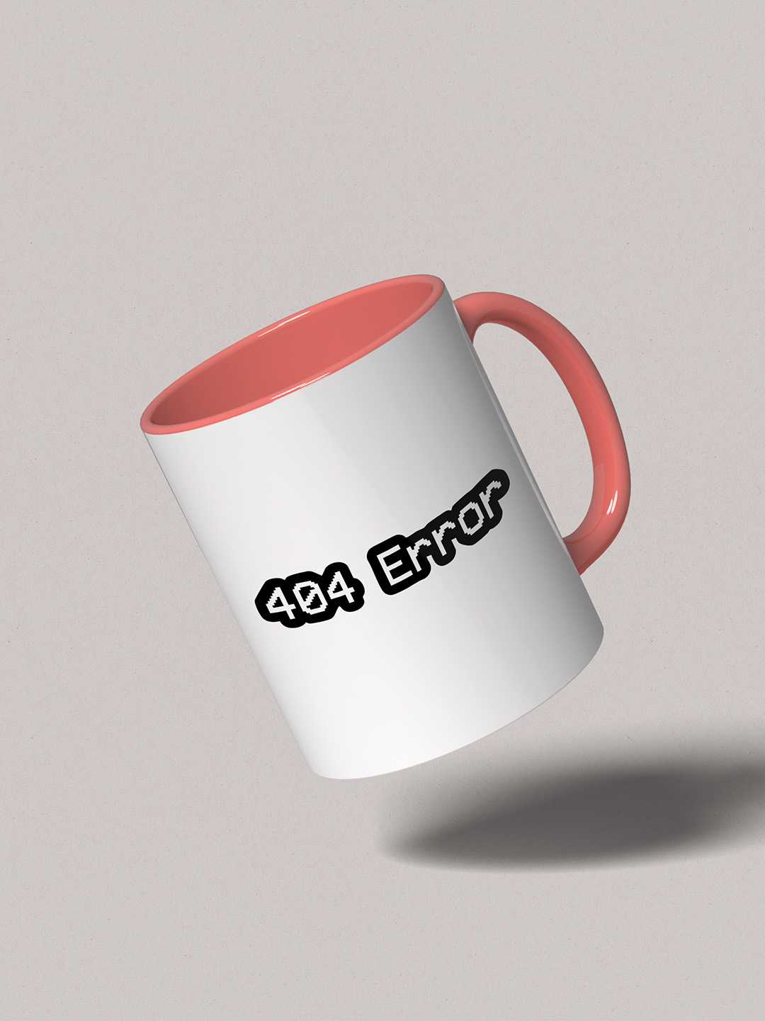 ERROR 404 Graphic Printed Ceramic Mug