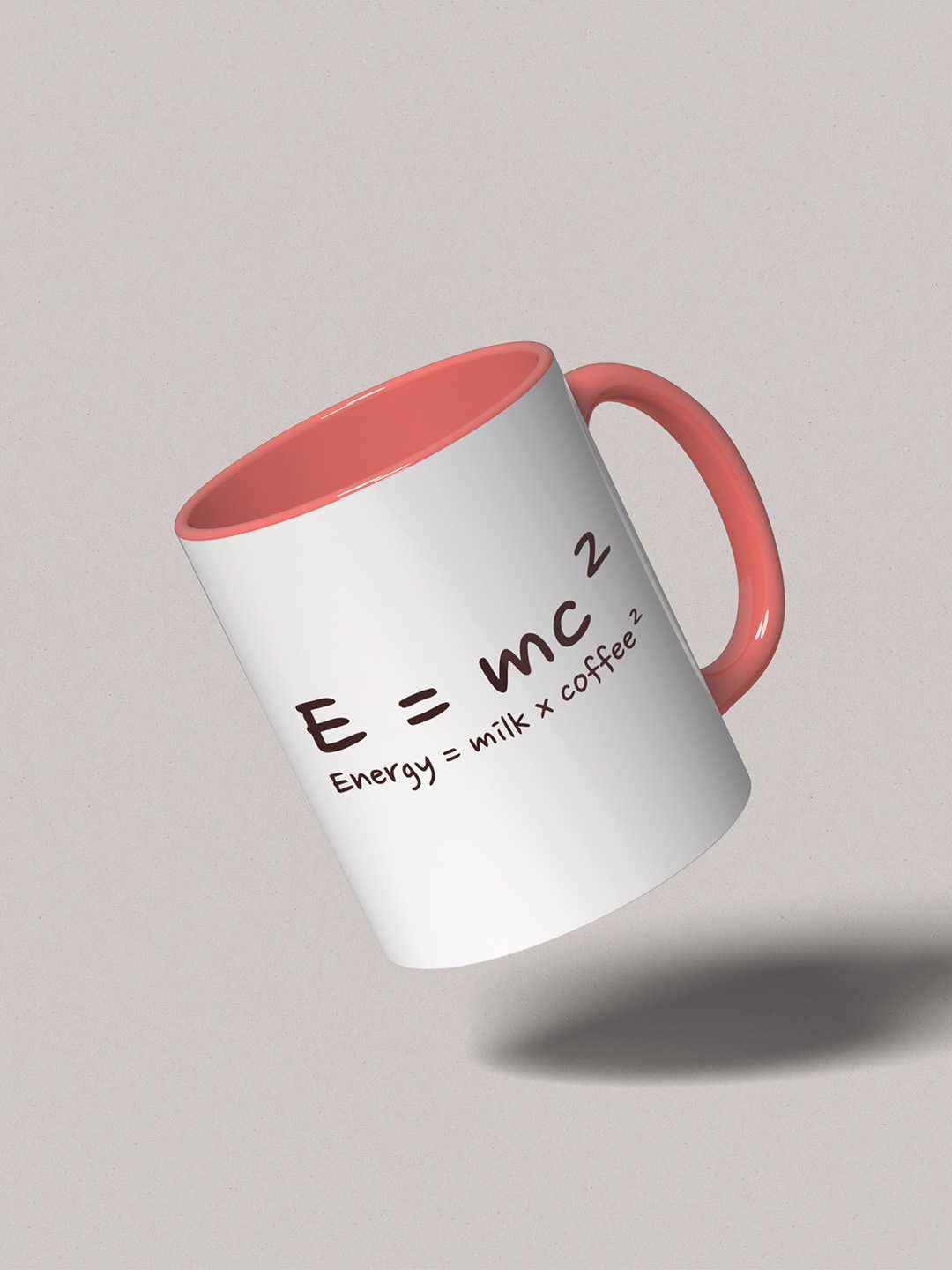 E=MC2 Graphic Printed Ceramic Mug