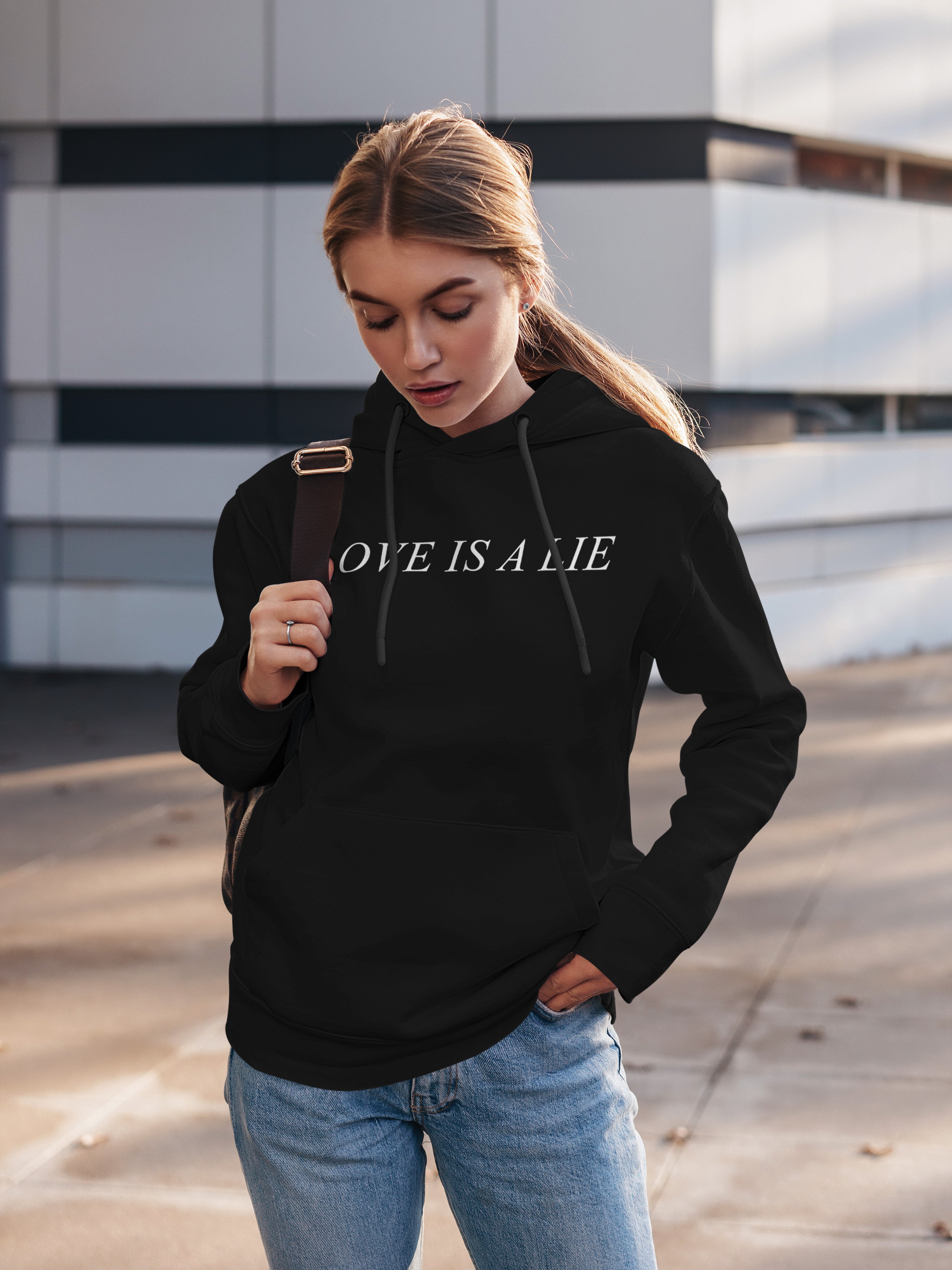 Love is a Lie Pullover Hoodie