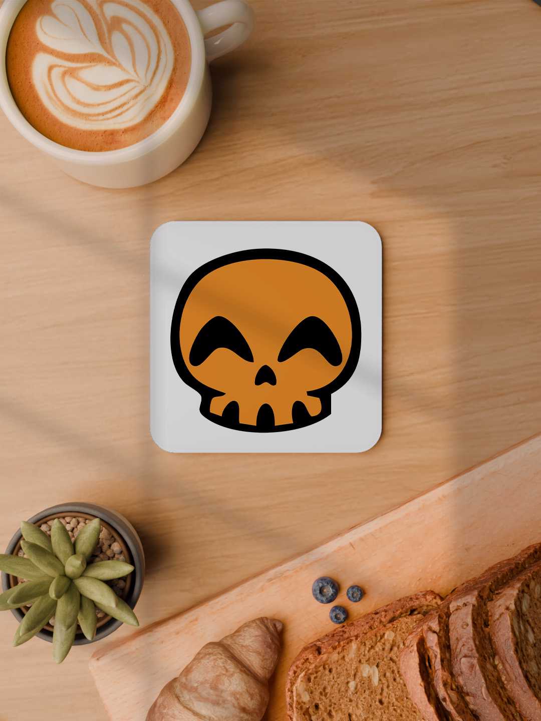 Skull Graphic Coasters - Pack of 6