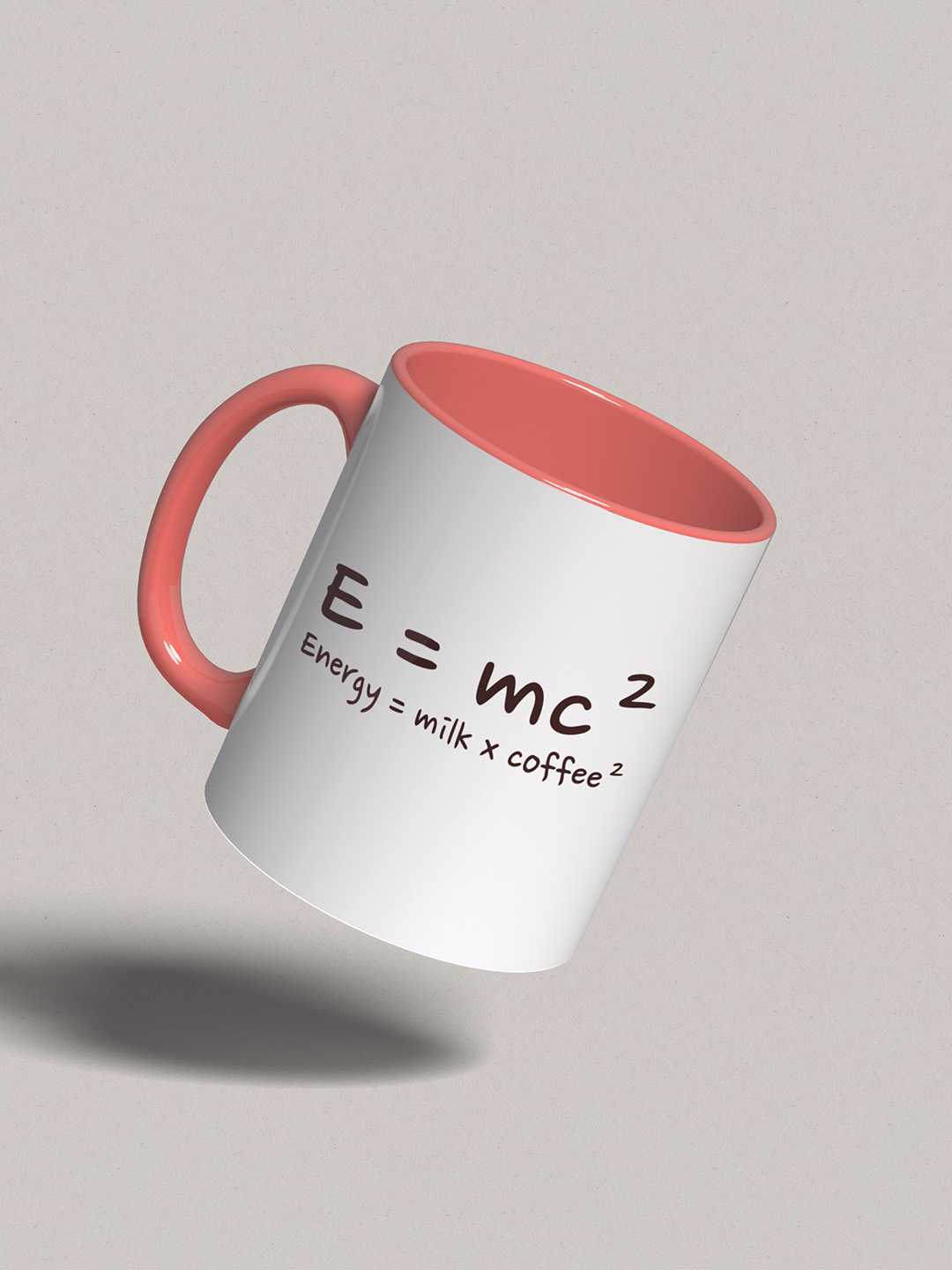 E=MC2 Graphic Printed Ceramic Mug