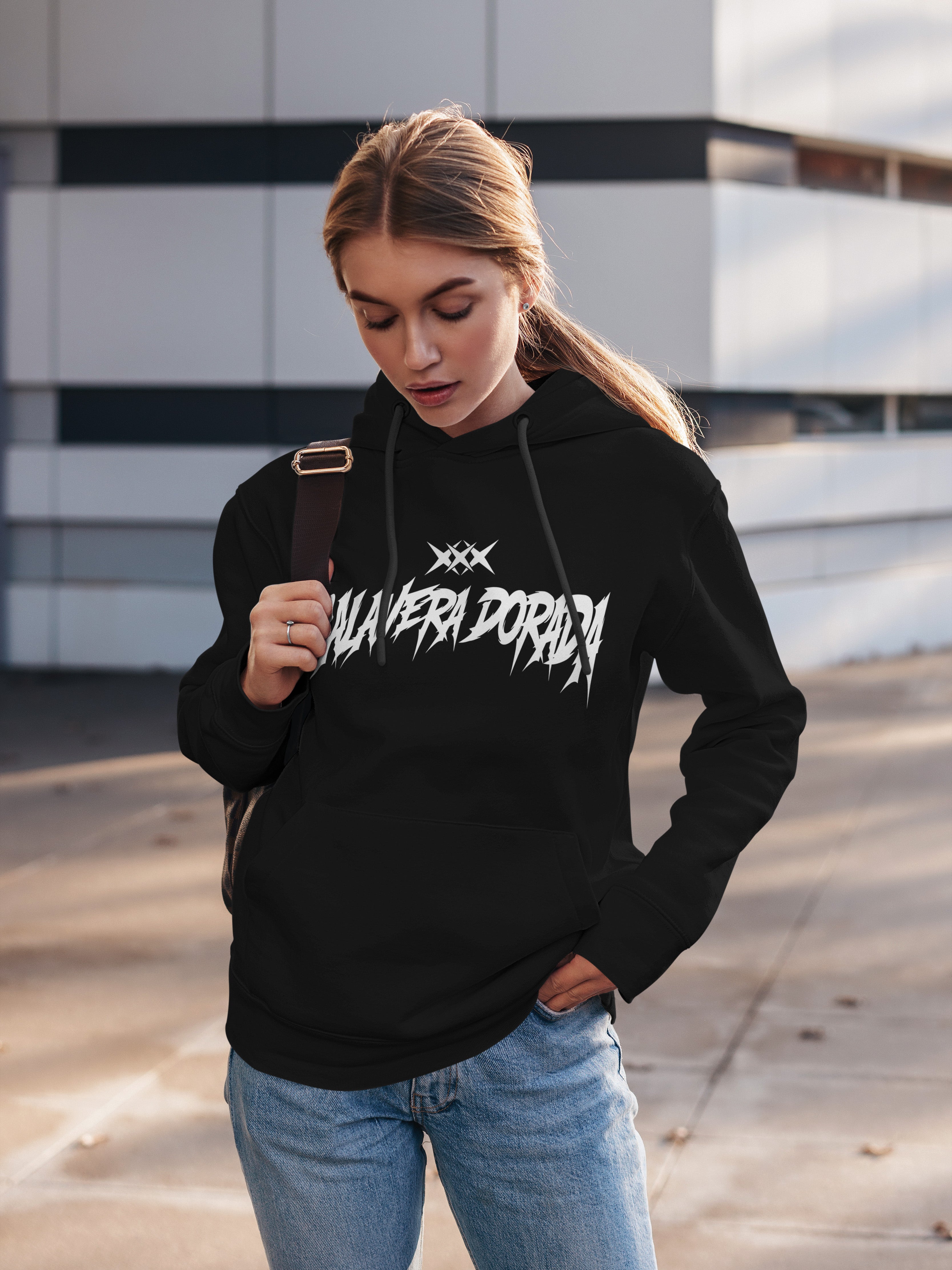Calavera Dorada Pullover Hoodie